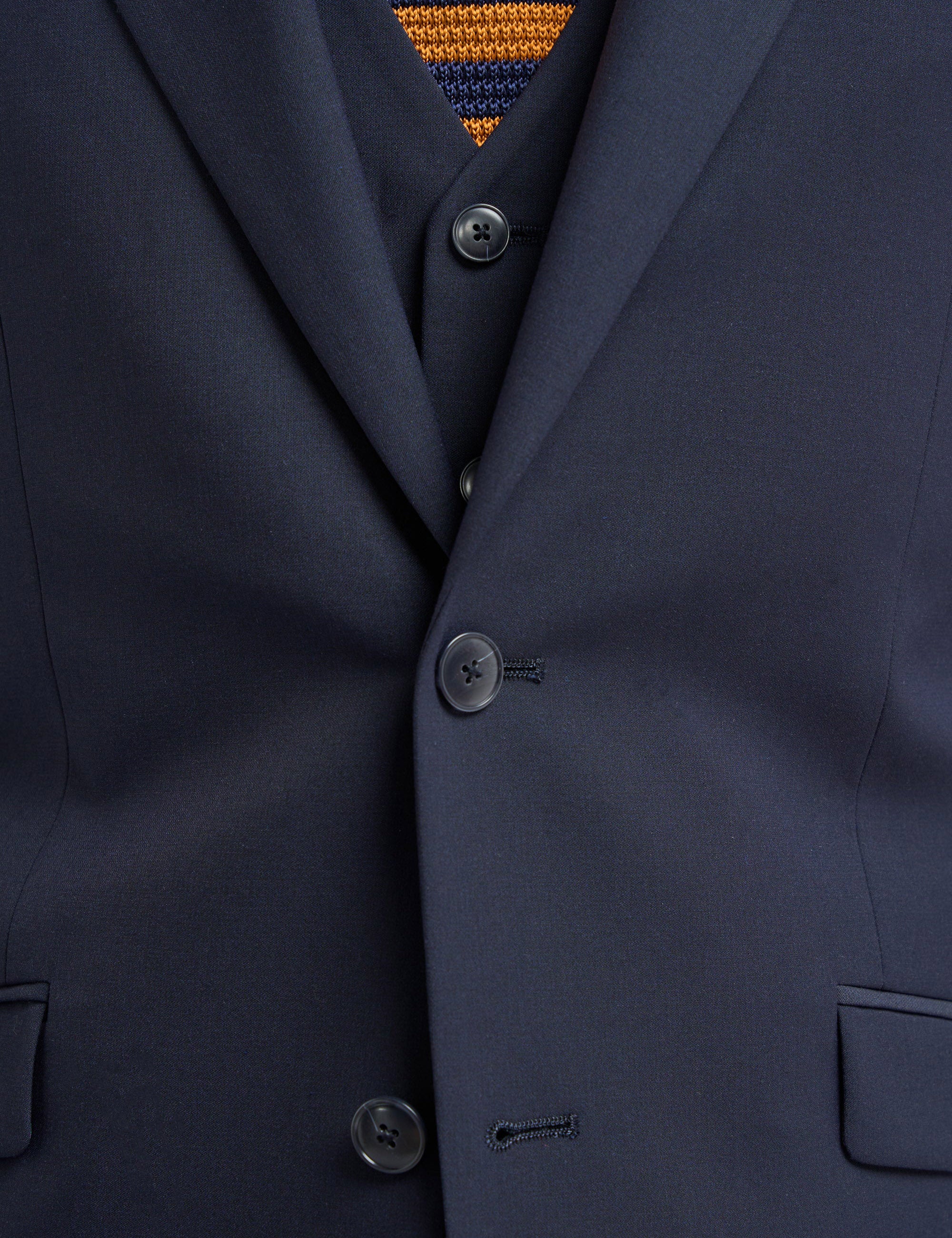 MALIBU – NAVY 3 PIECE TAILORED FIT SUIT CAVANI