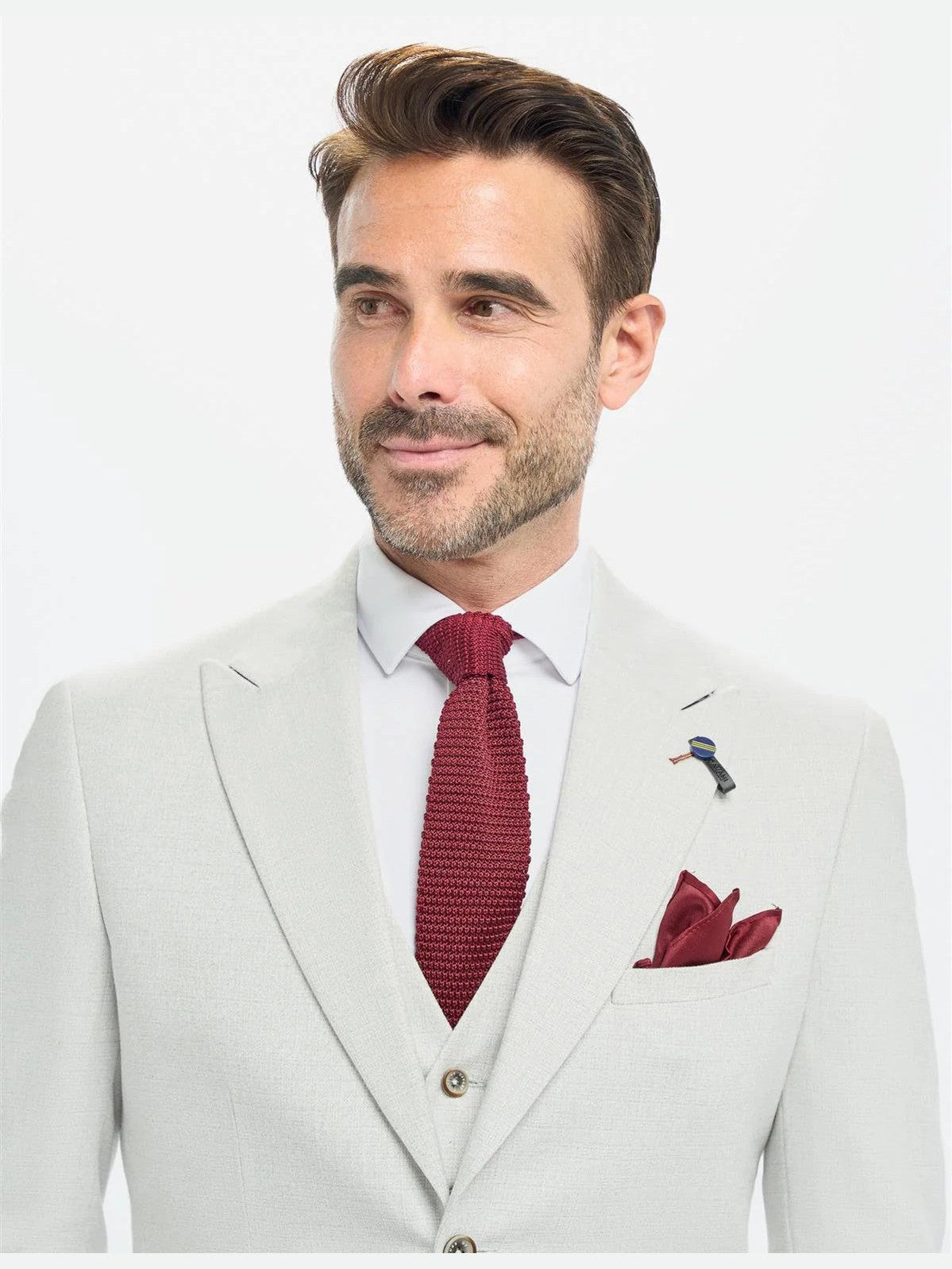 Cavani – Tropez Tailored 3 Piece Suit in Grey