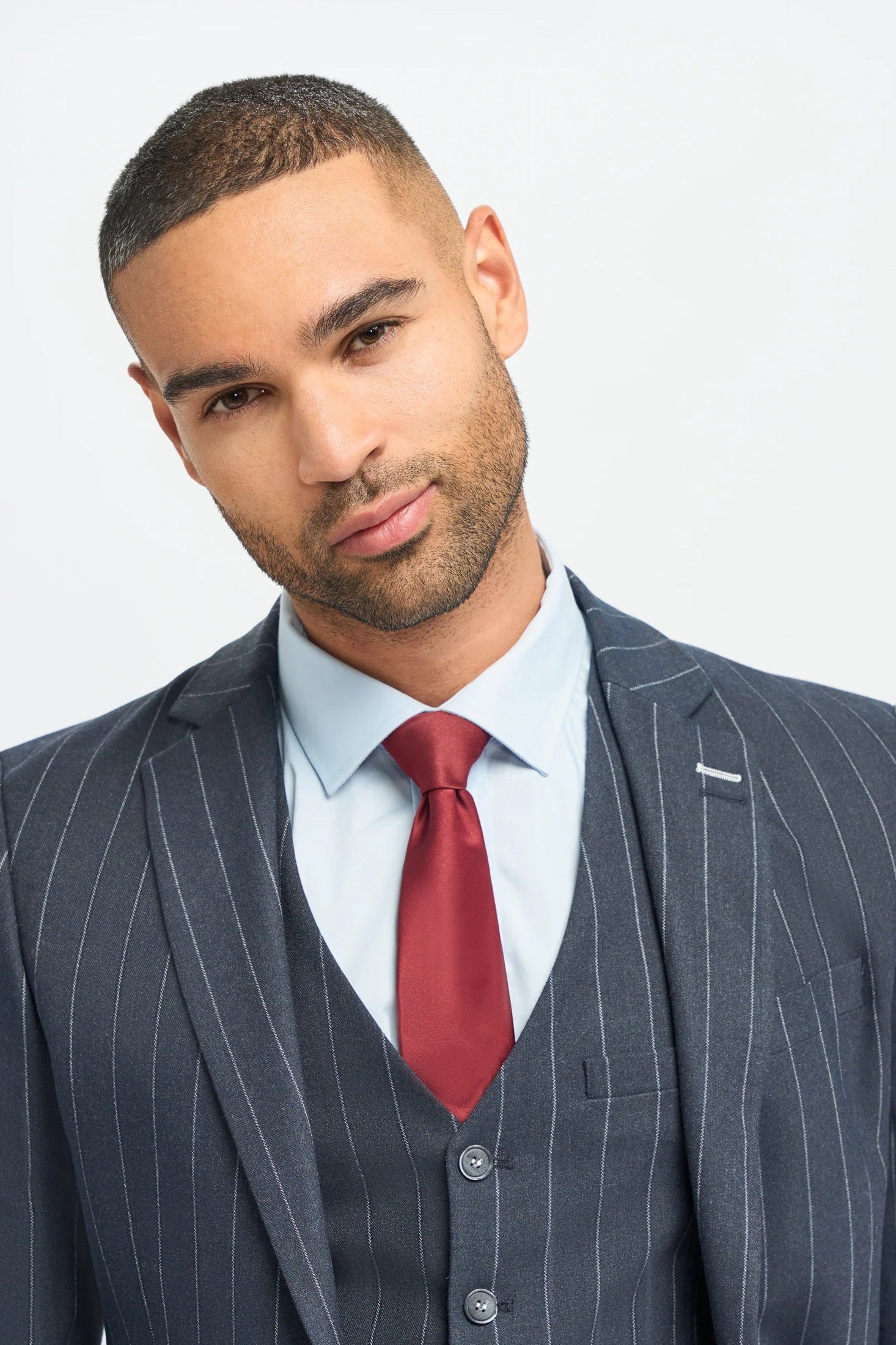 INVINCIBLE – CAVANI NAVY PINSTRIPE JACKET CAVANI