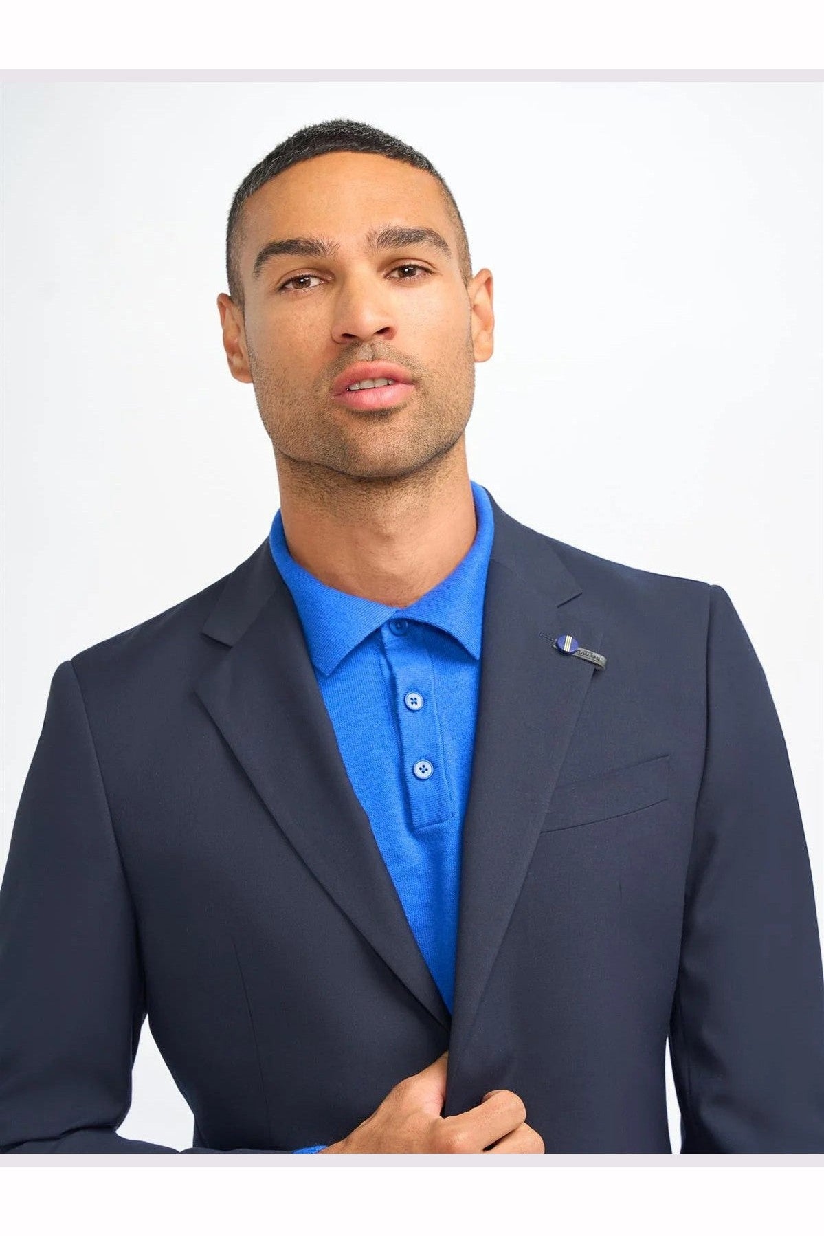 MALIBU – NAVY BLUE TAILORED FIT BLAZER CAVANI