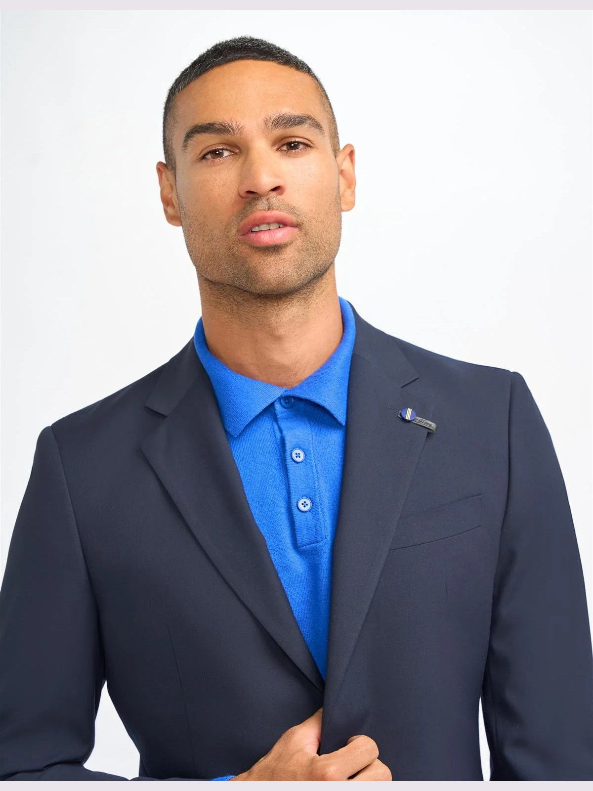 MALIBU – NAVY BLUE TAILORED FIT BLAZER CAVANI