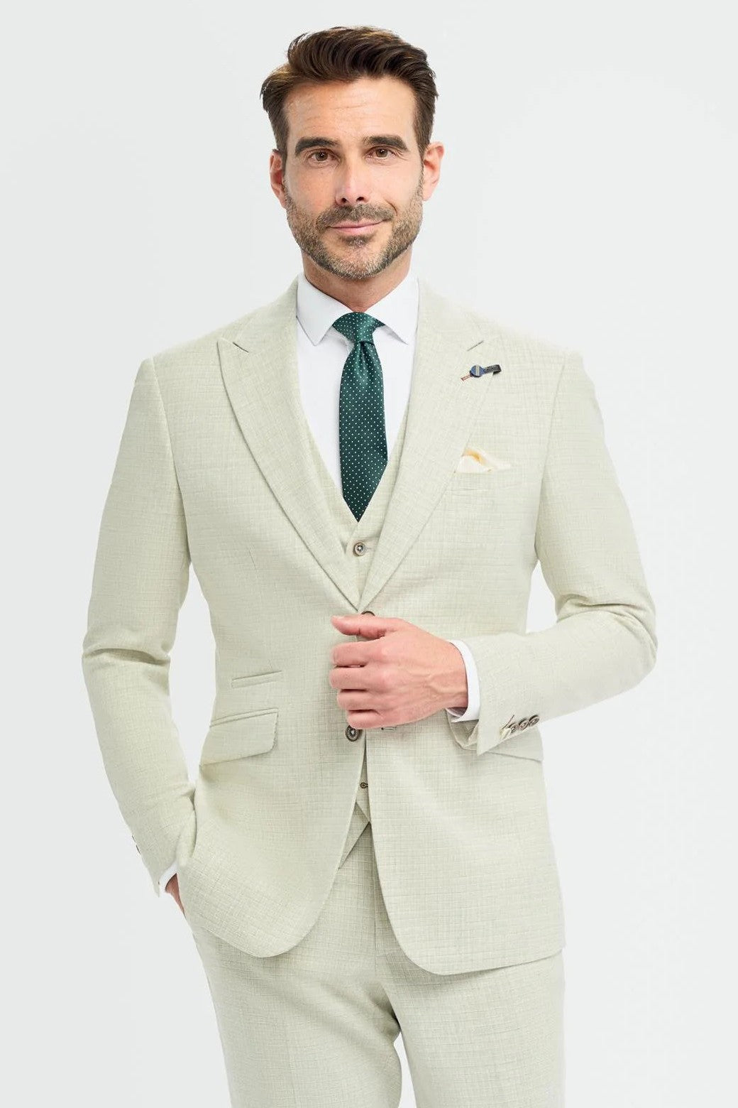 Cavani – Tropez Tailored Suit Blazer in Green