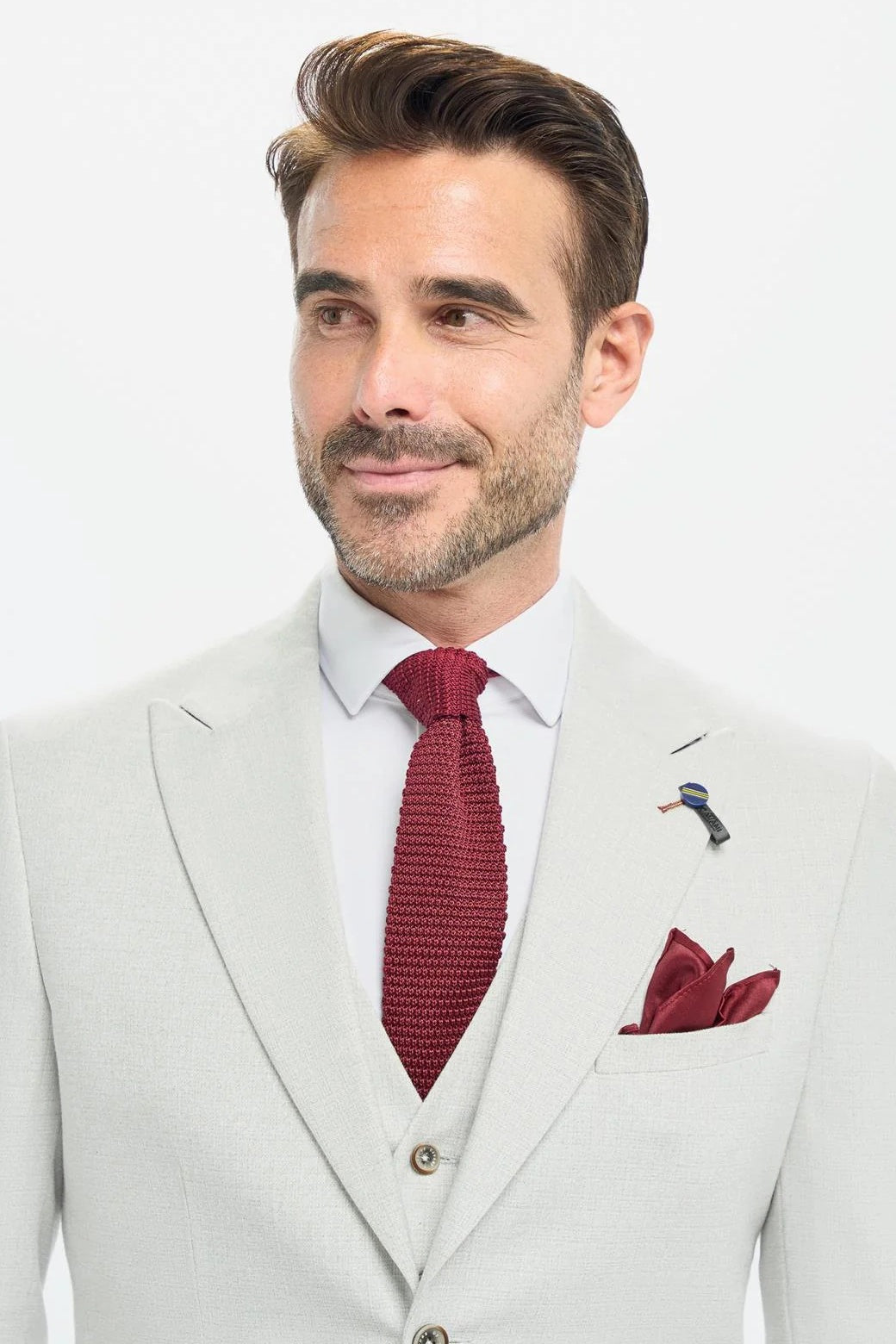 Cavani – Tropez Tailored Suit Blazer in Grey