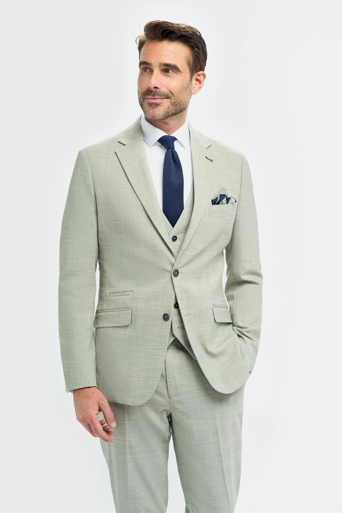 Camden – Men’s Tailored Blazer in Sage Green