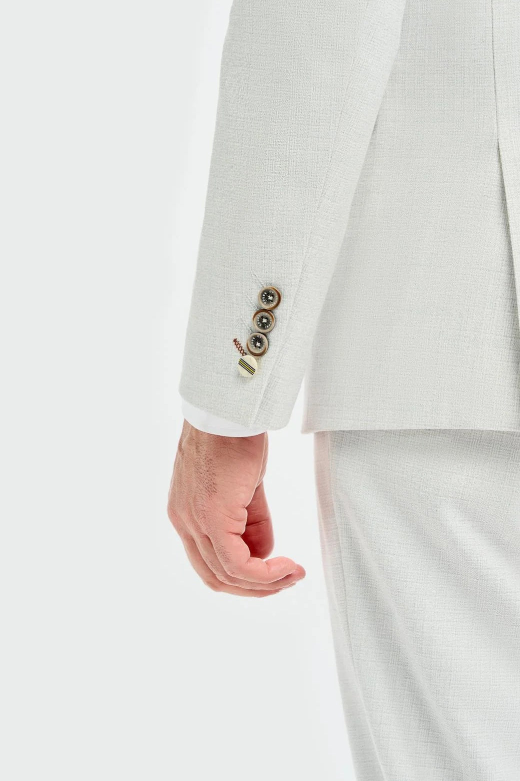 Cavani – Tropez Tailored Suit Blazer in Grey