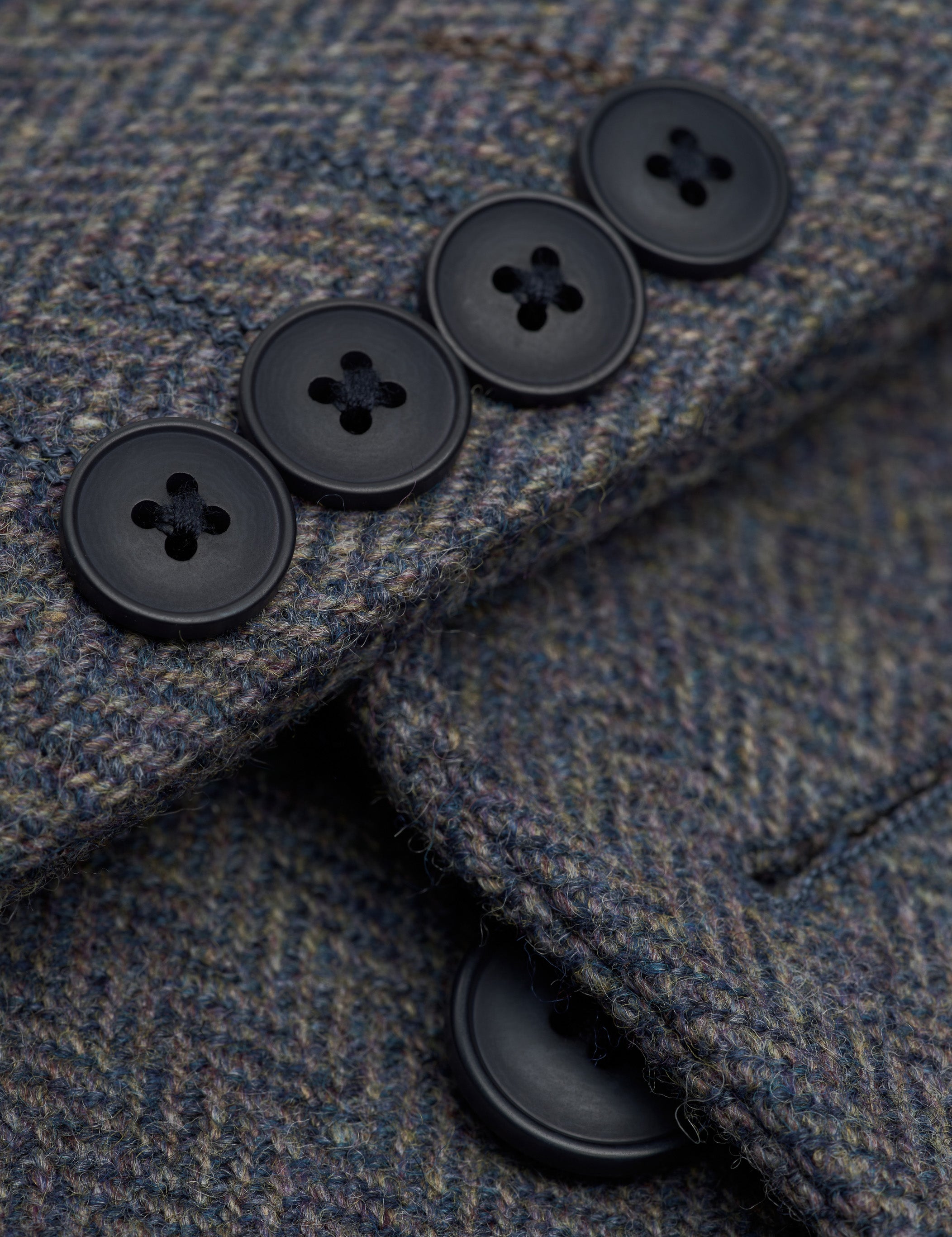 CAVANI – Thomas Savoy Grey Wool Rich Herringbone Jacket