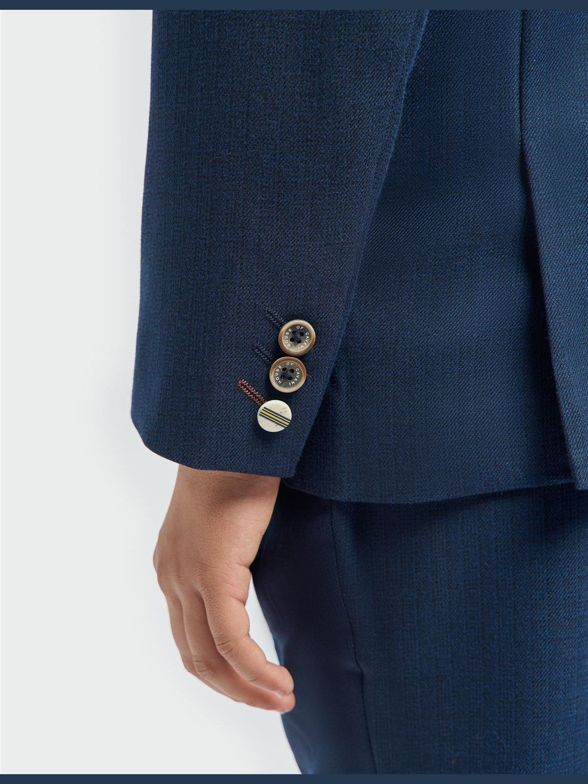 House of Cavani - Tropez Boys Navy Blue 3 Piece Suit Tailored CAVANI