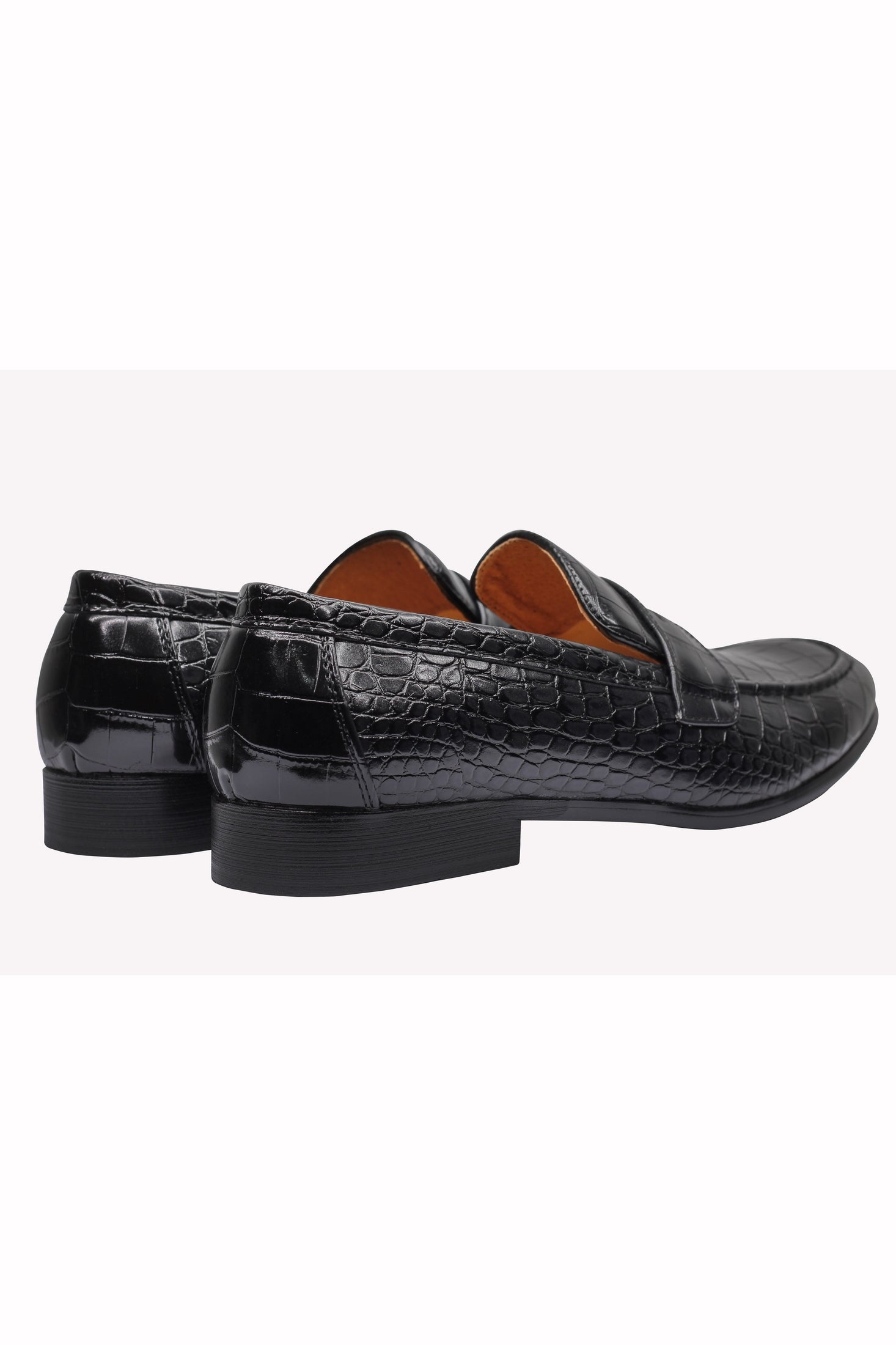 PRINTED PENNY LOAFERS