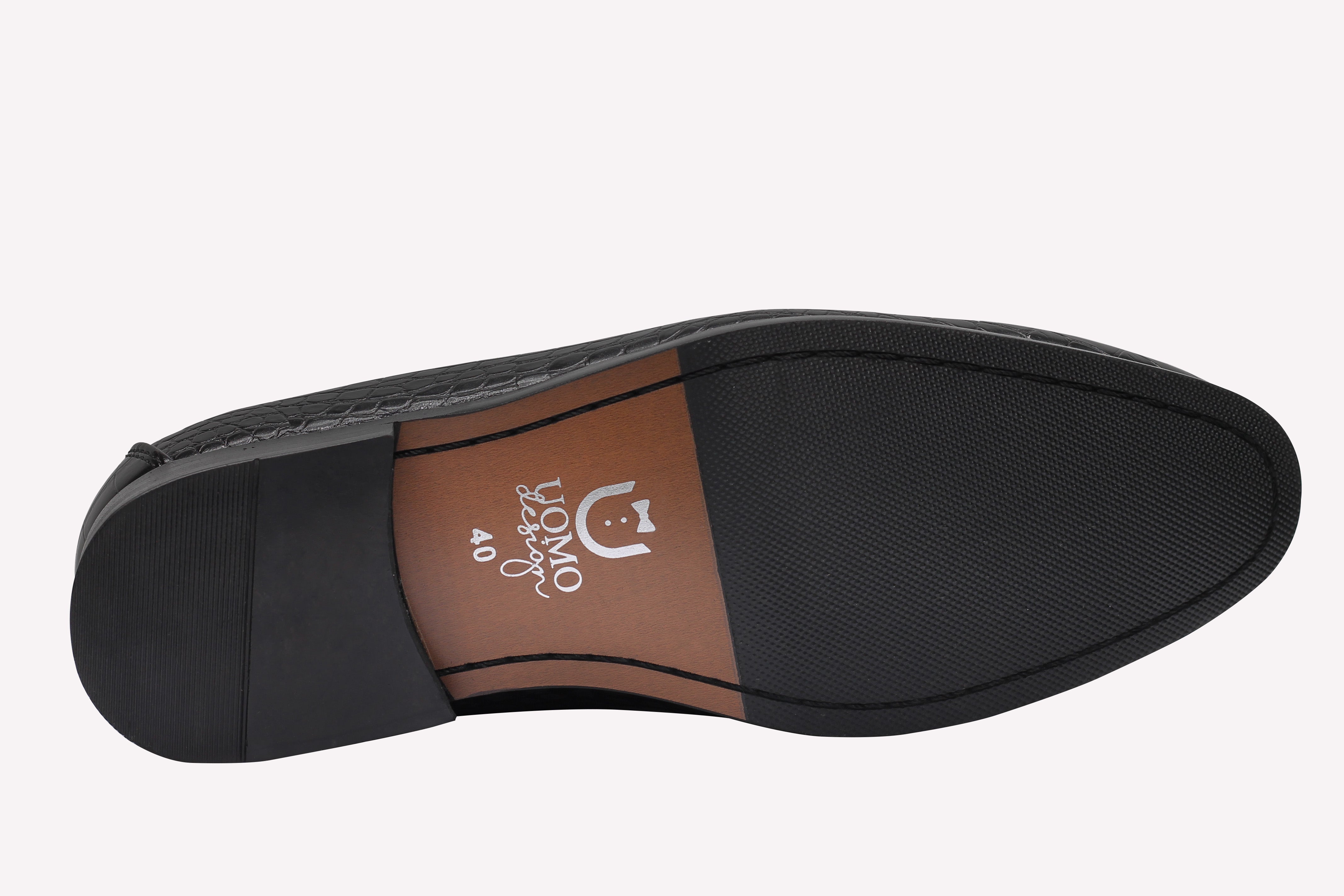 PRINTED PENNY LOAFERS