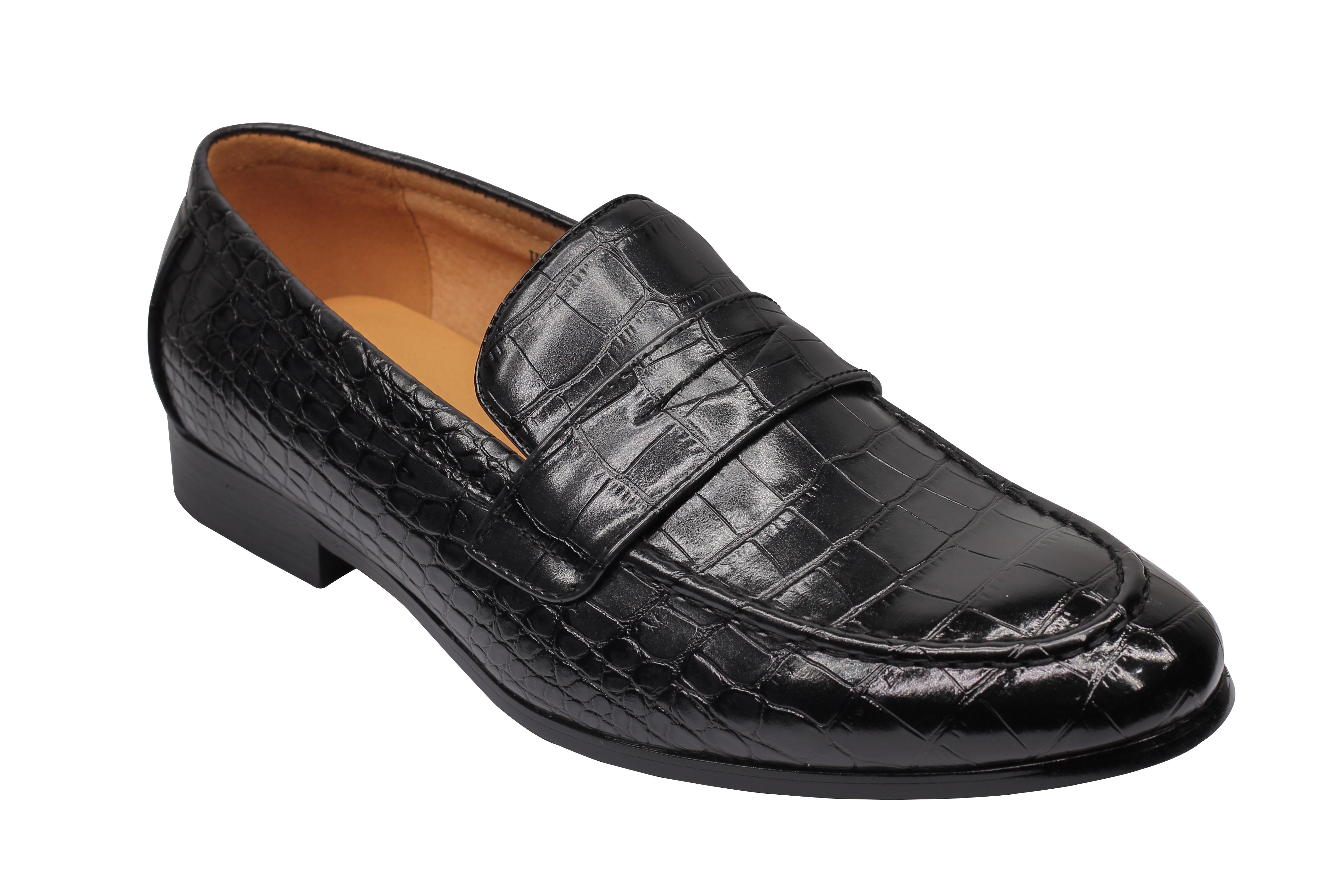 PRINTED PENNY LOAFERS