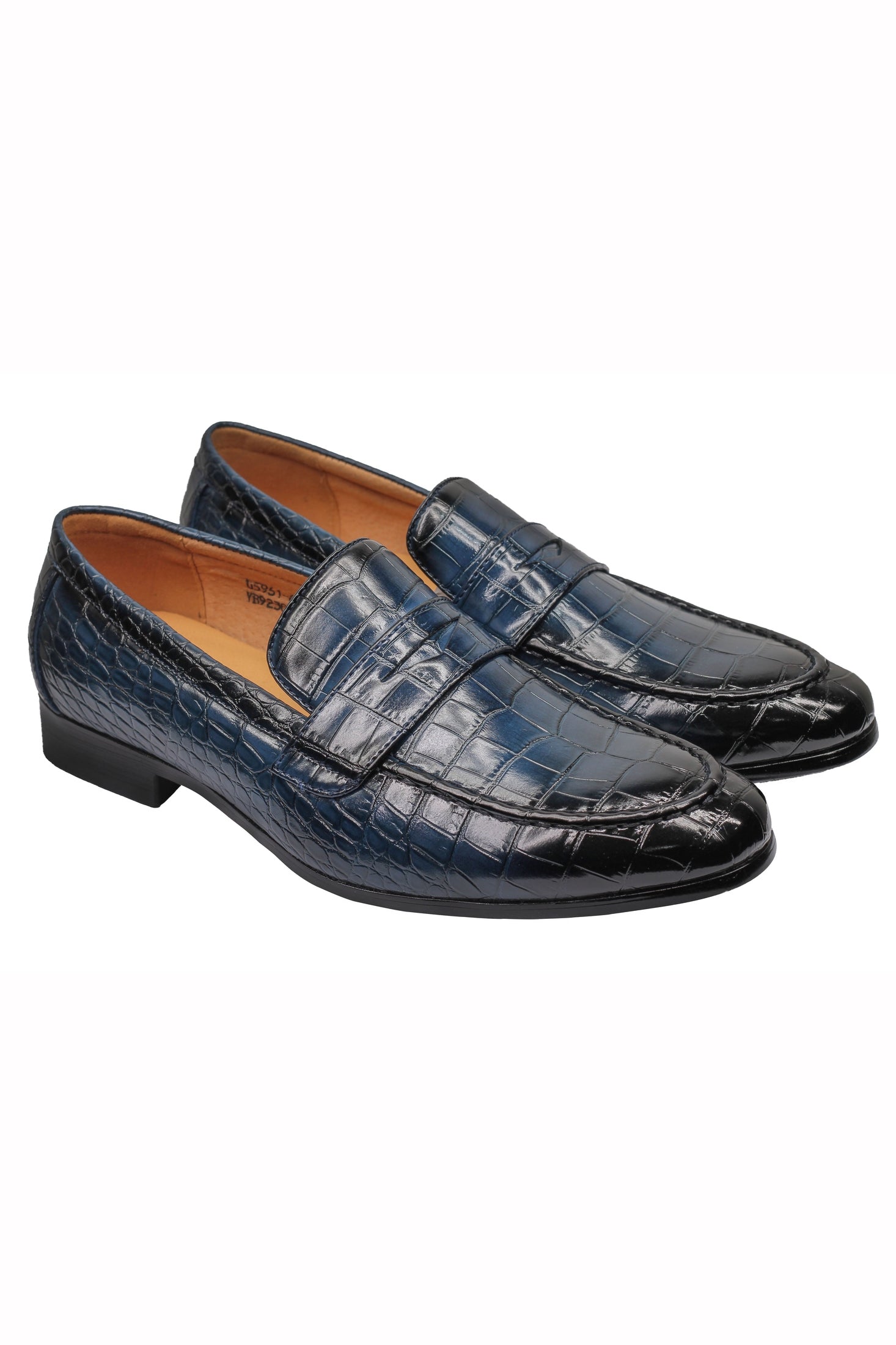 PRINTED PENNY LOAFERS