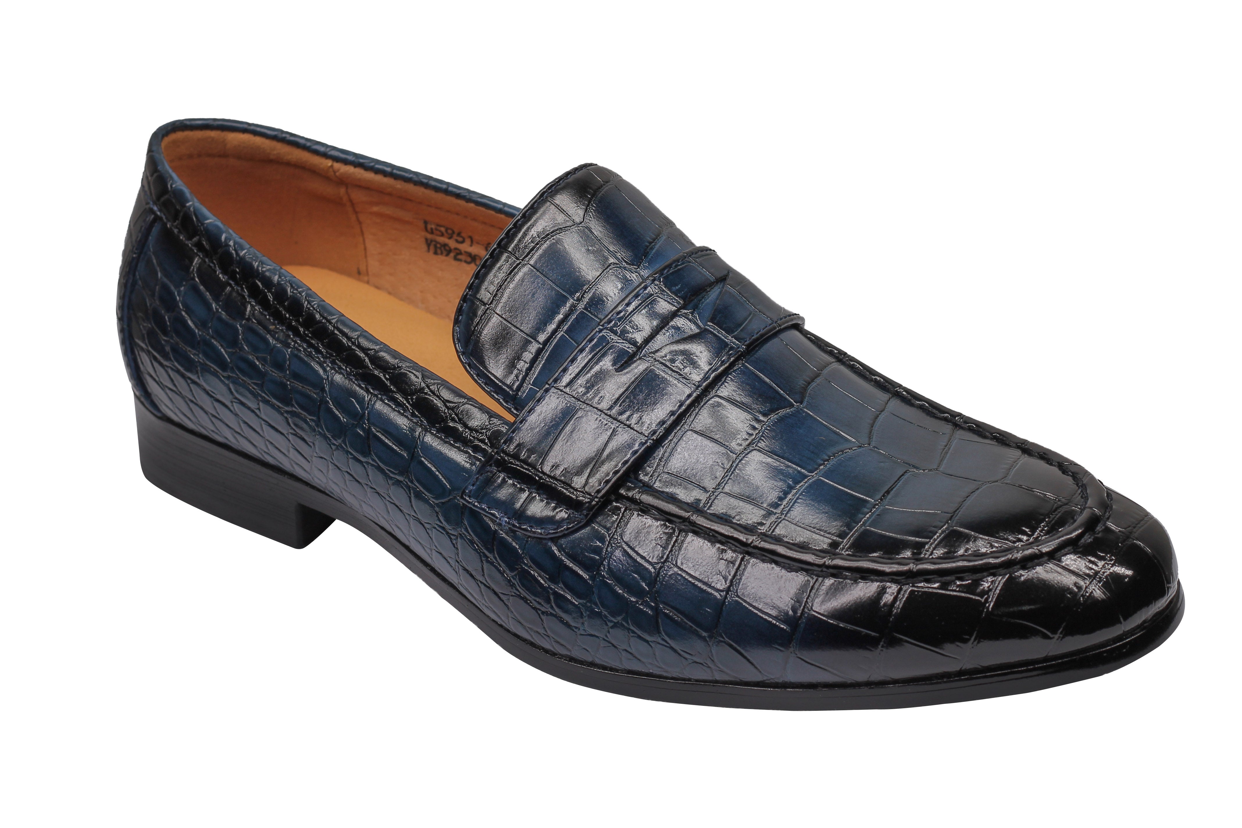 PRINTED PENNY LOAFERS