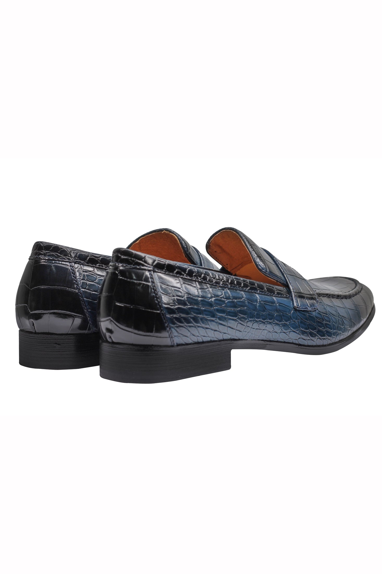 PRINTED PENNY LOAFERS