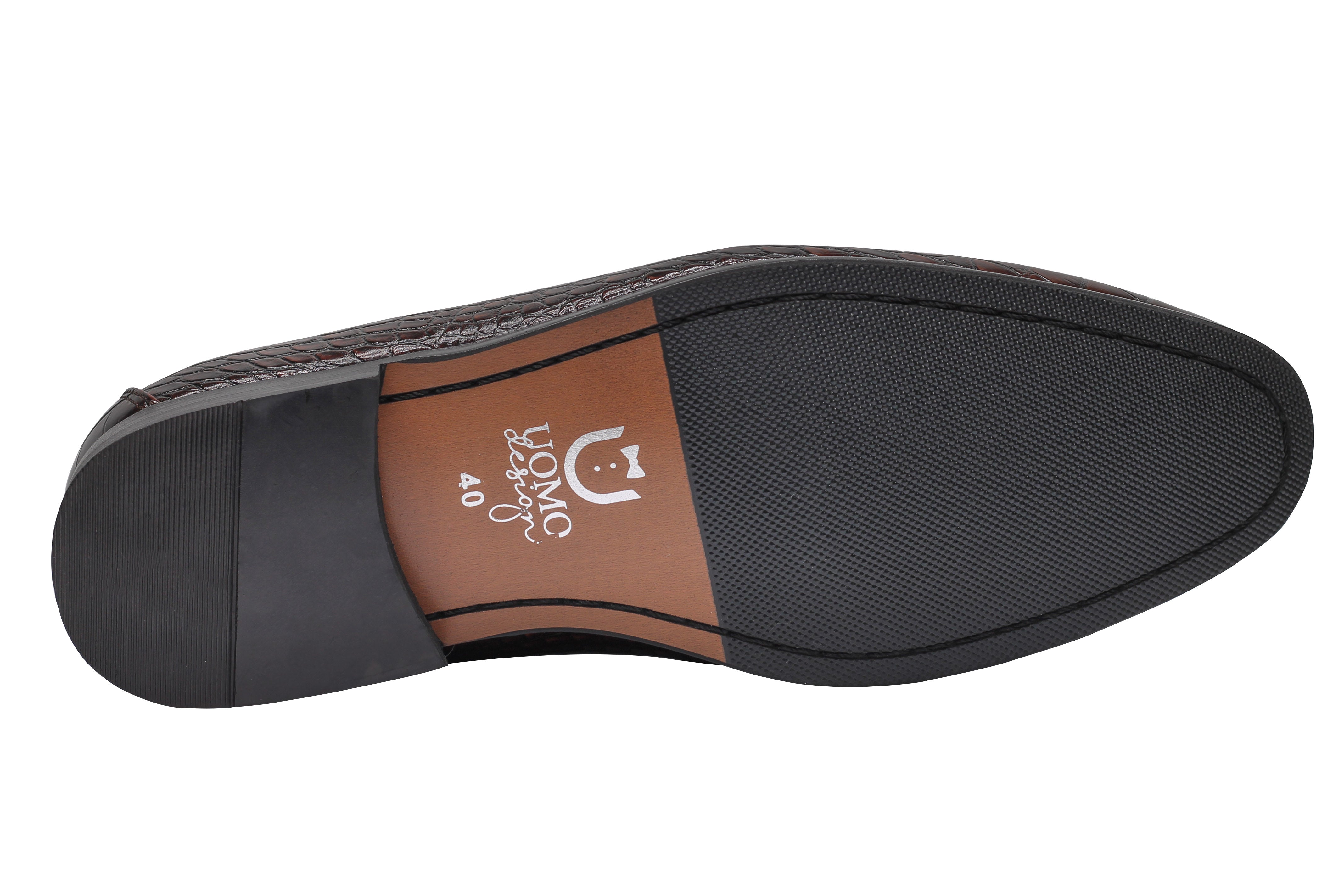 PRINTED PENNY LOAFERS