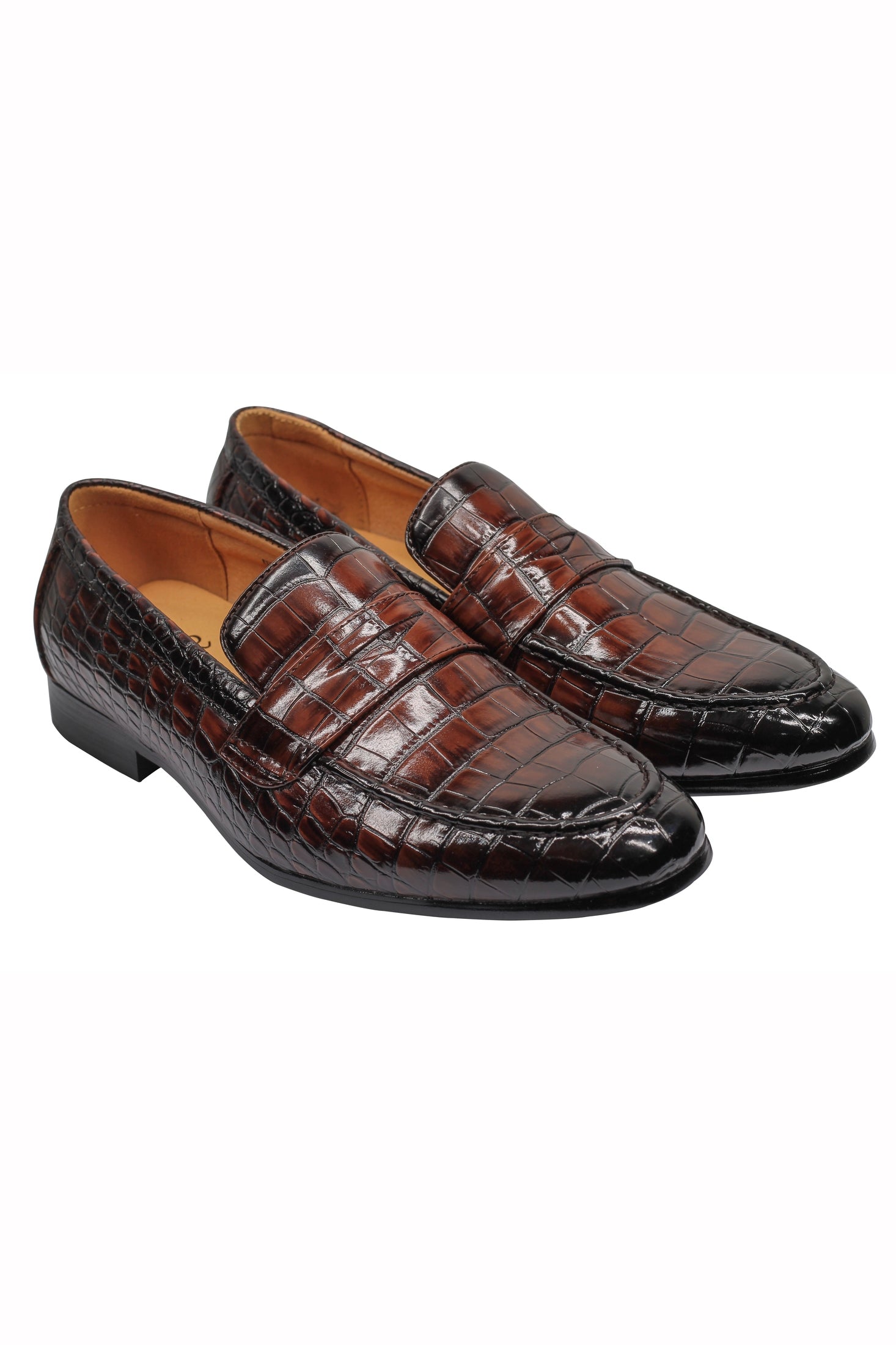 PRINTED PENNY LOAFERS