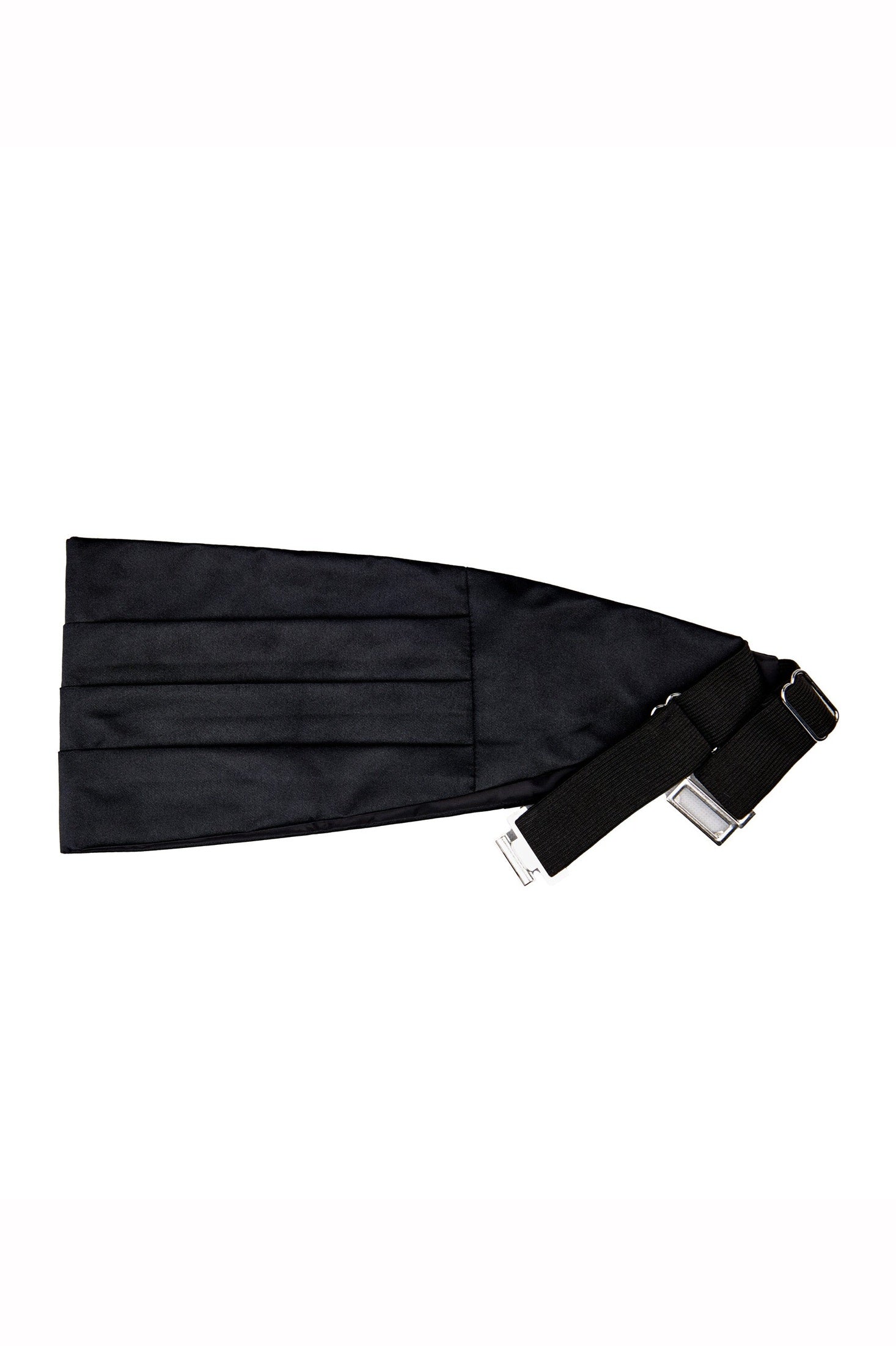 BLACK CUMMERBUND SET