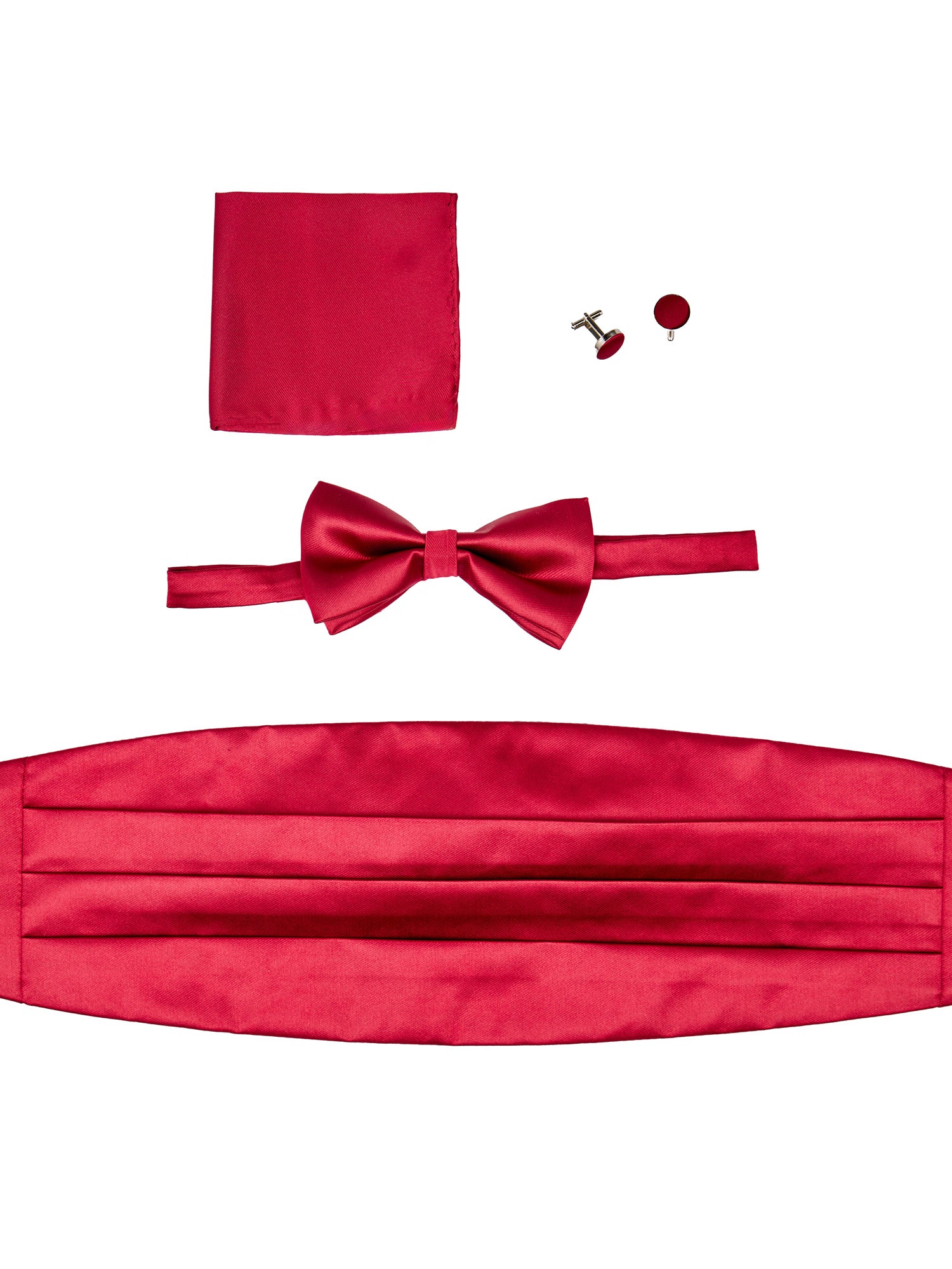 MAROON CUMMERBUND SET
