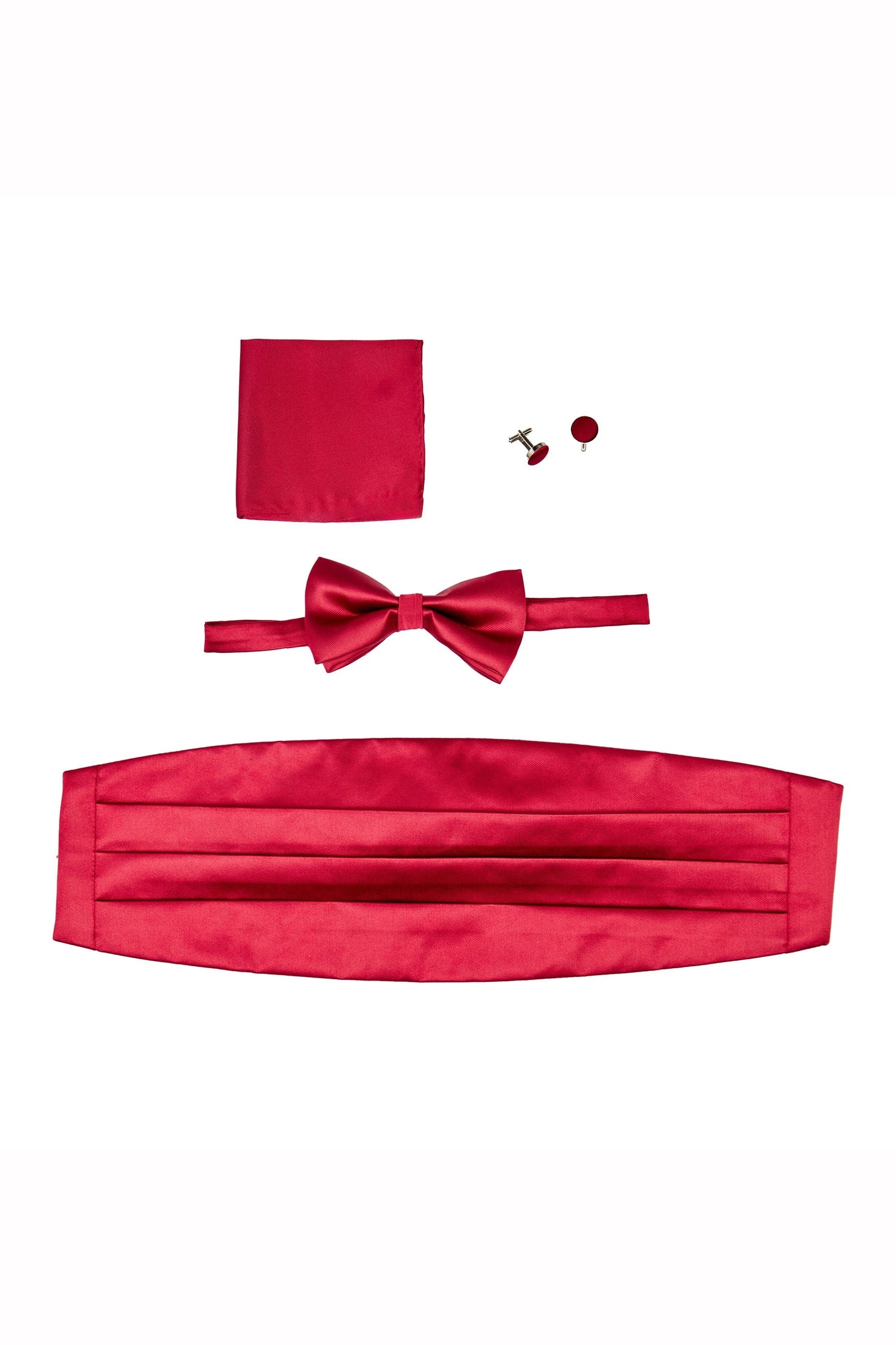 MAROON CUMMERBUND SET