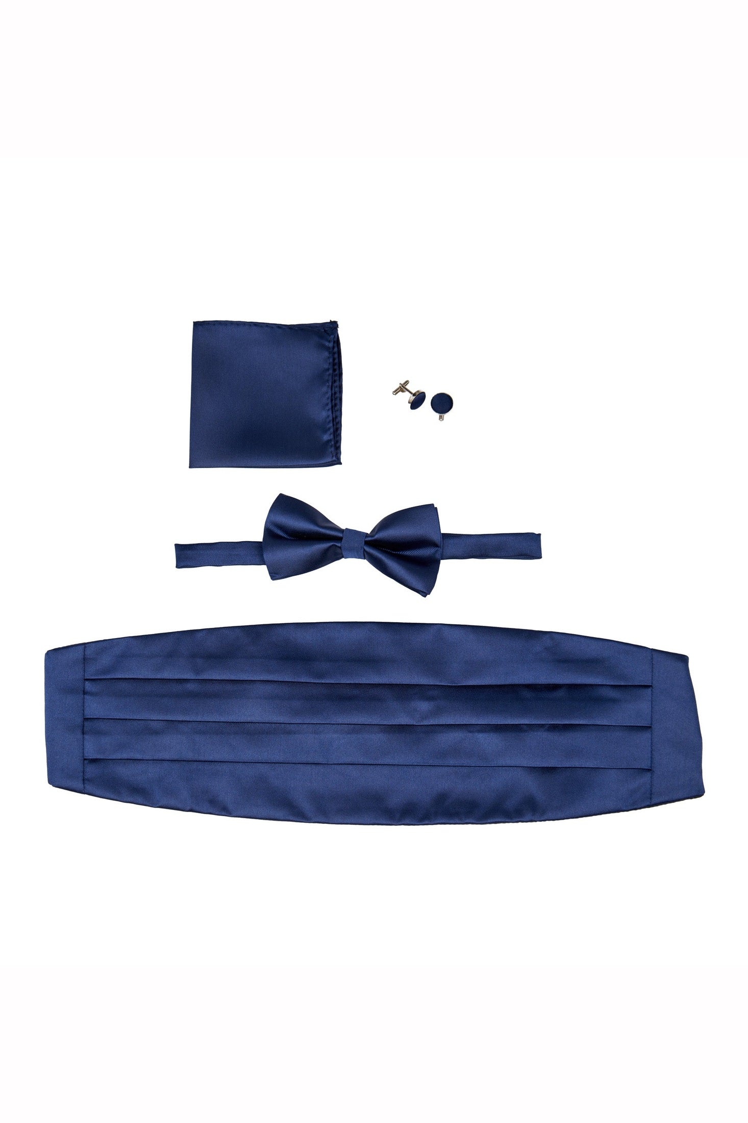 NAVY CUMMERBUND SET