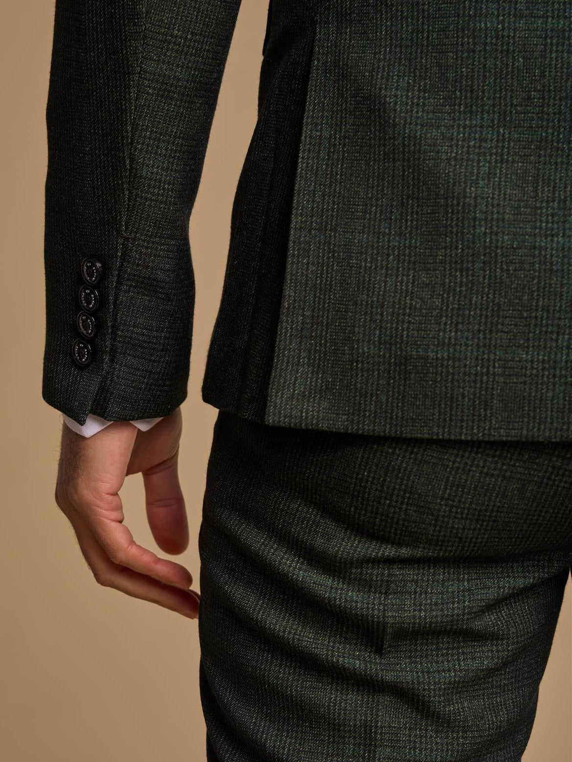 CARIDI - OLIVE 2 PIECE DOUBLE BREASTED SUIT BY CAVANI CAVANI