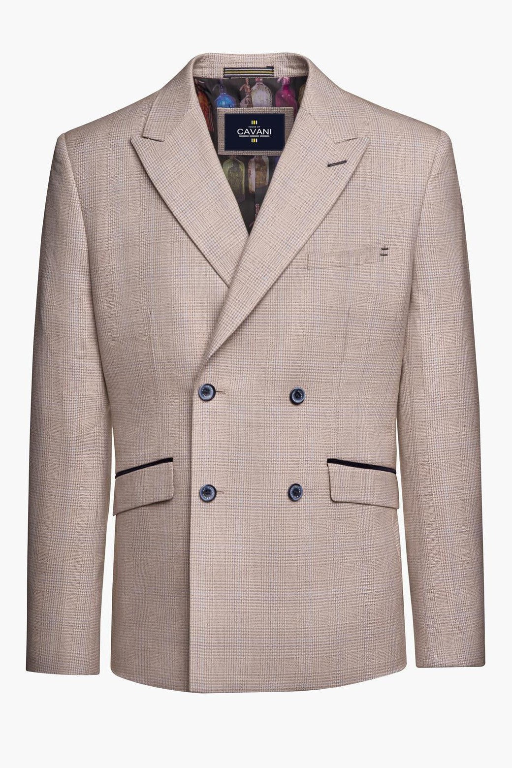 CARIDI – BEIGE DOUBLE BREASTED BLAZER BY CAVANI CAVANI