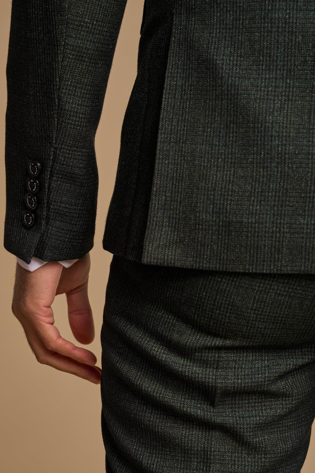 CARIDI – OLIVE GREEN DOUBLE BREASTED BLAZER BY CAVANI CAVANI