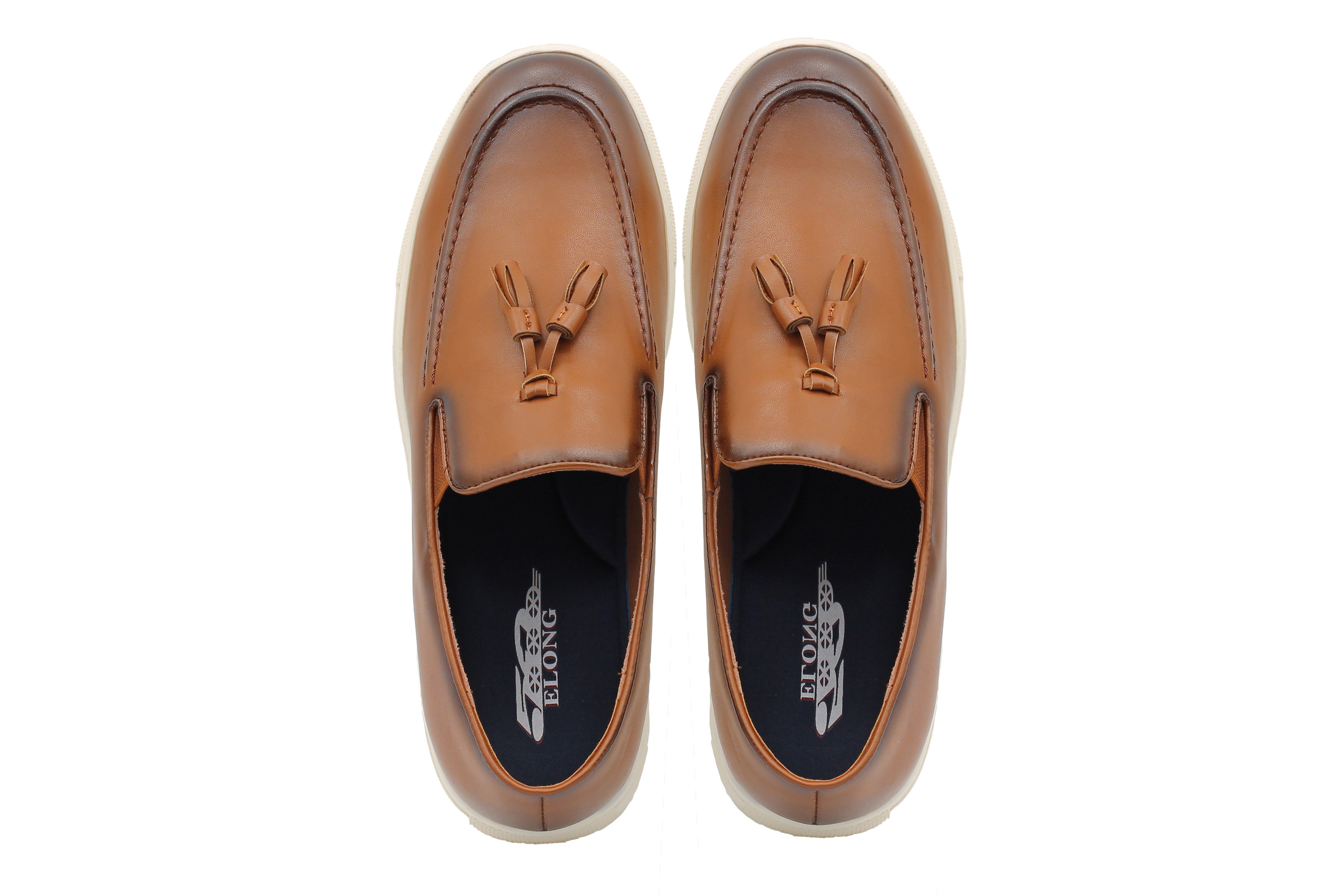 CASUAL FAUX LEATHER SNEAKERS WITH TASSELS