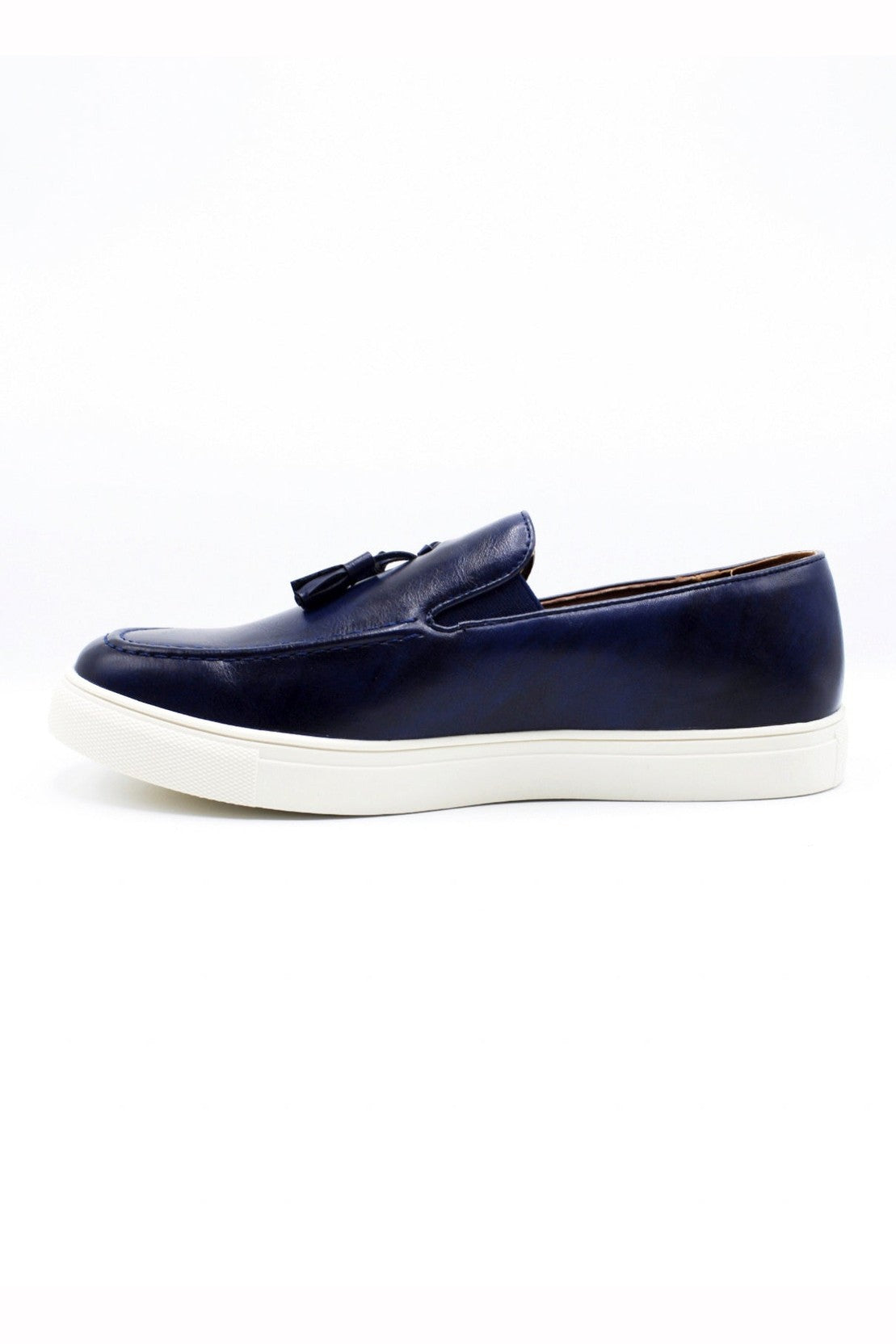 CASUAL FAUX LEATHER SNEAKERS WITH TASSELS
