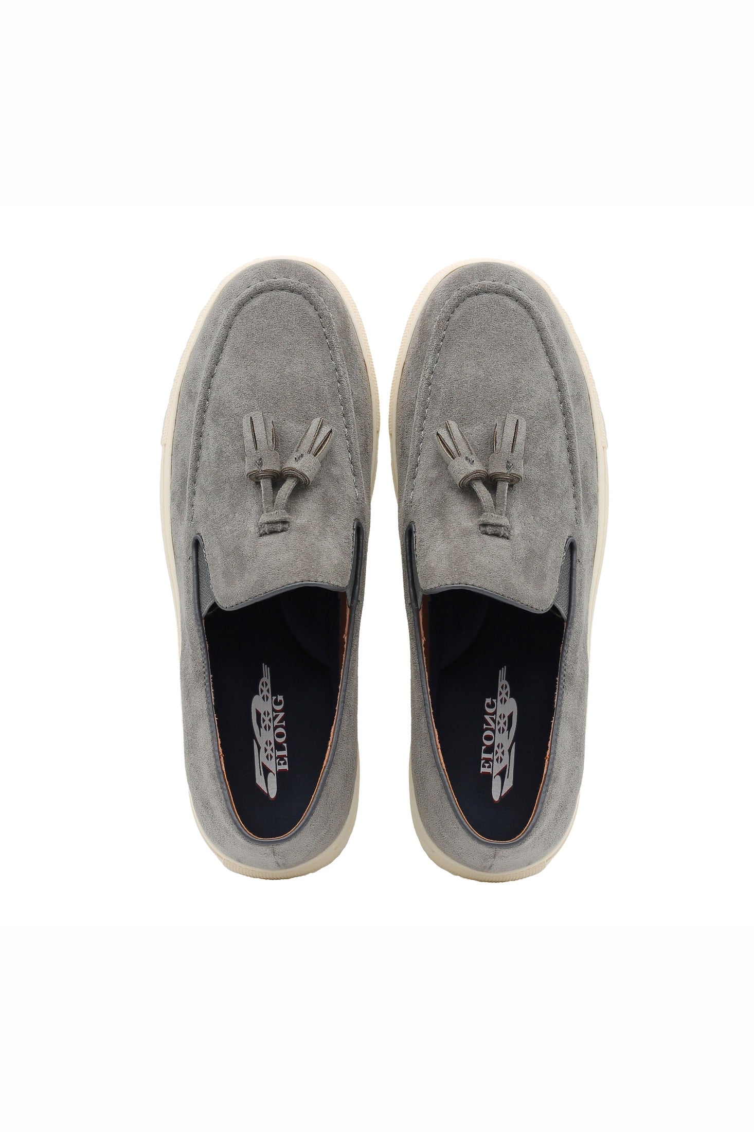 FAUX LEATHER SUEDE SNEAKER WITH TASSEL