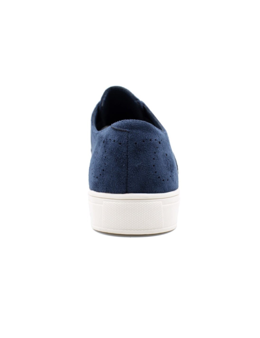 Mens Navy Suede Sports Sneaker Brogue Details