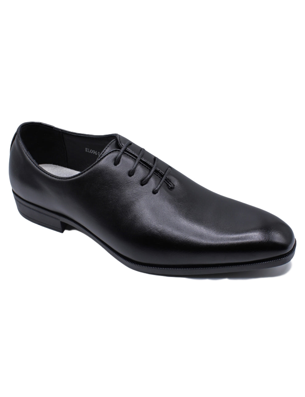 Men’s Black Wholecut Oxford Dress Shoes – Faux Leather