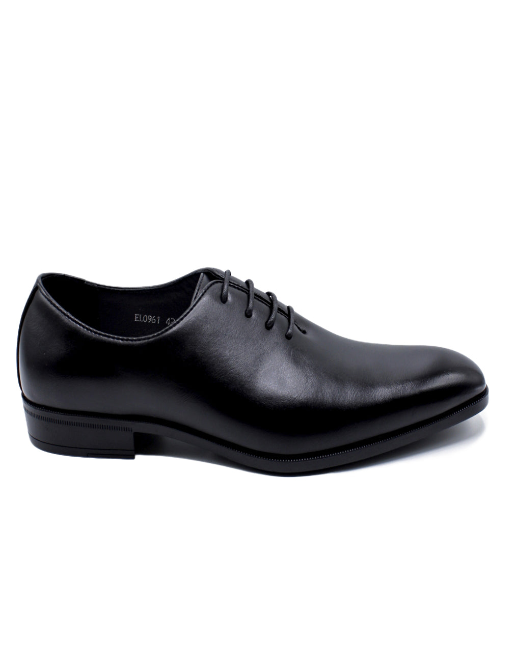 Men’s Black Wholecut Oxford Dress Shoes – Faux Leather