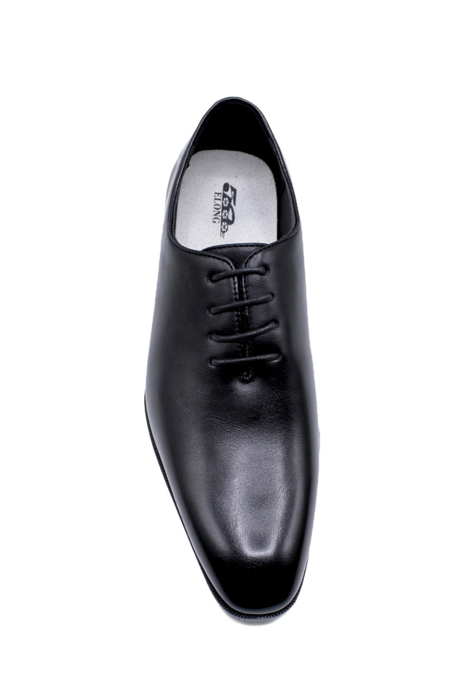 Men’s Black Wholecut Oxford Dress Shoes – Faux Leather