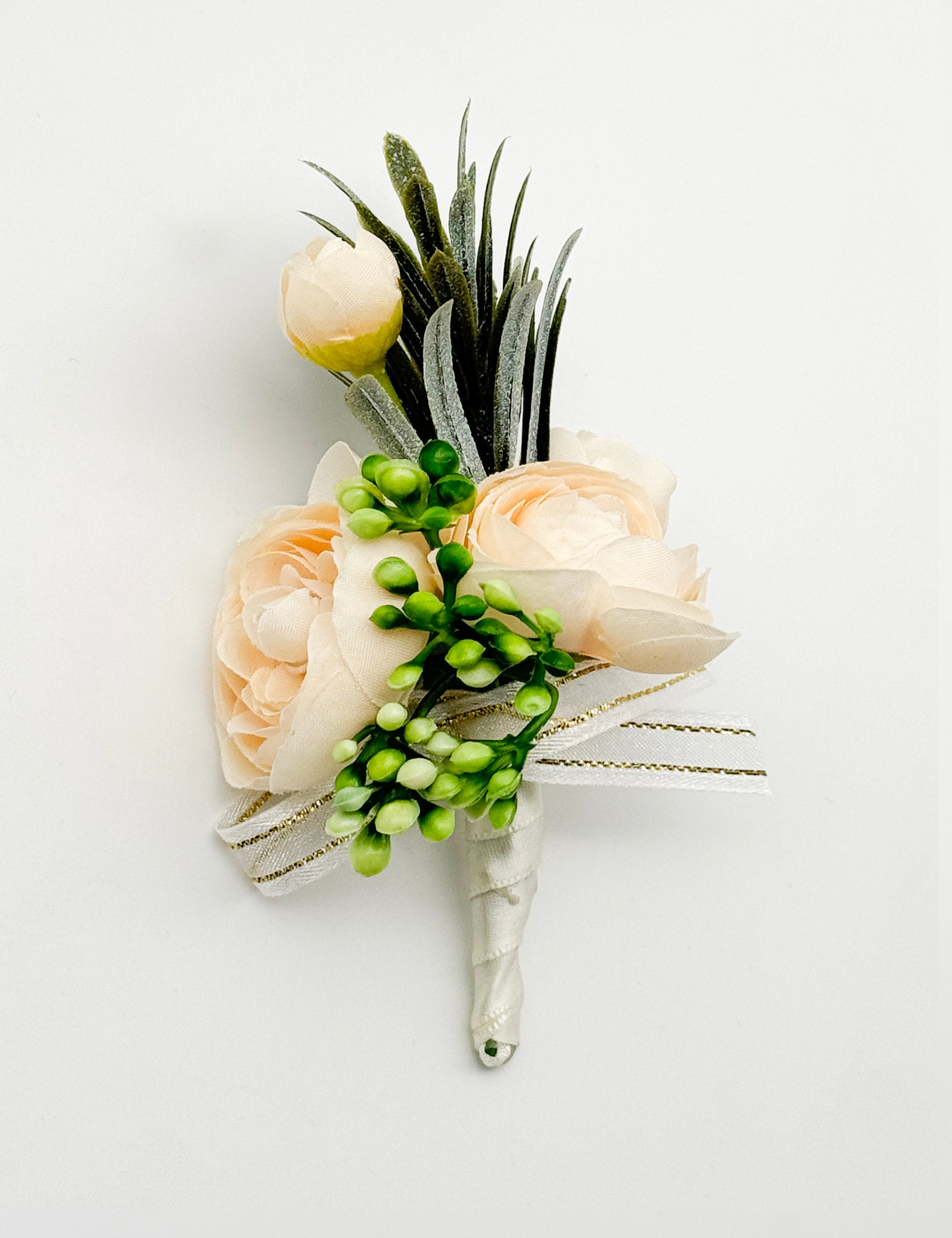 Tuxedo Flower Wedding Boutonniere Lapel Pin Sartorial Shoes