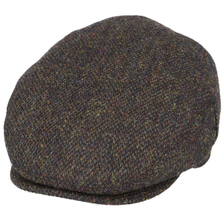 GREEN PURE SCOTTISH WOOL NEWSBOY CAP