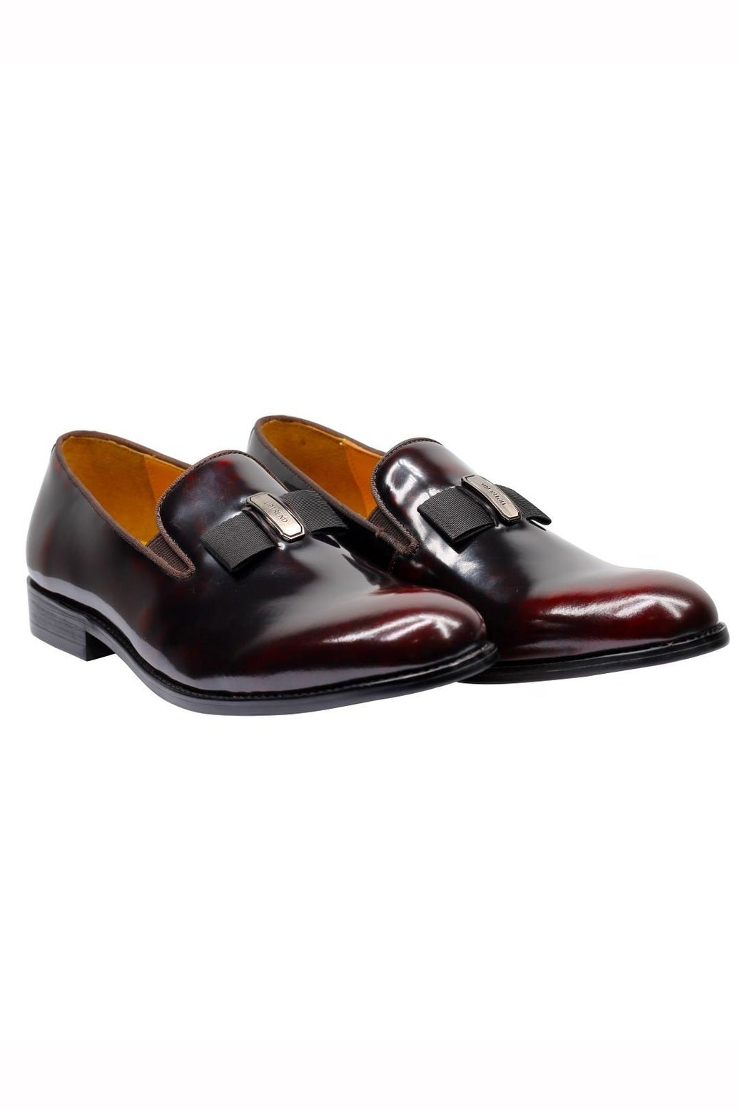 MAROON PATENT LEATHER LOAFER