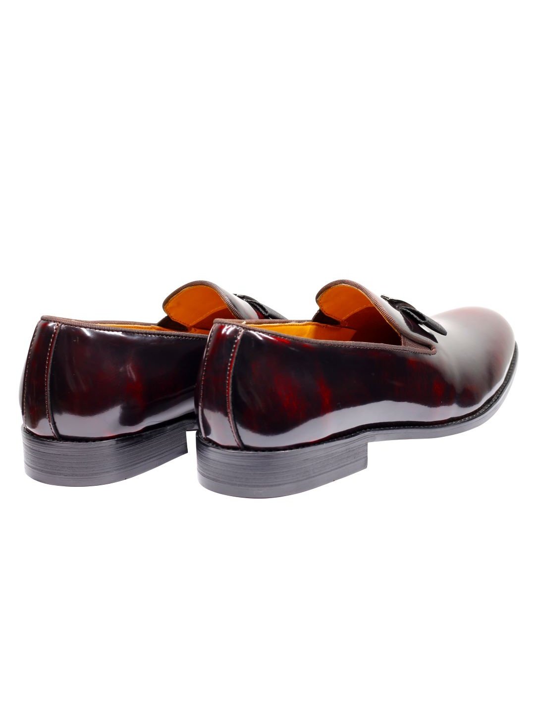 MAROON PATENT LEATHER LOAFER