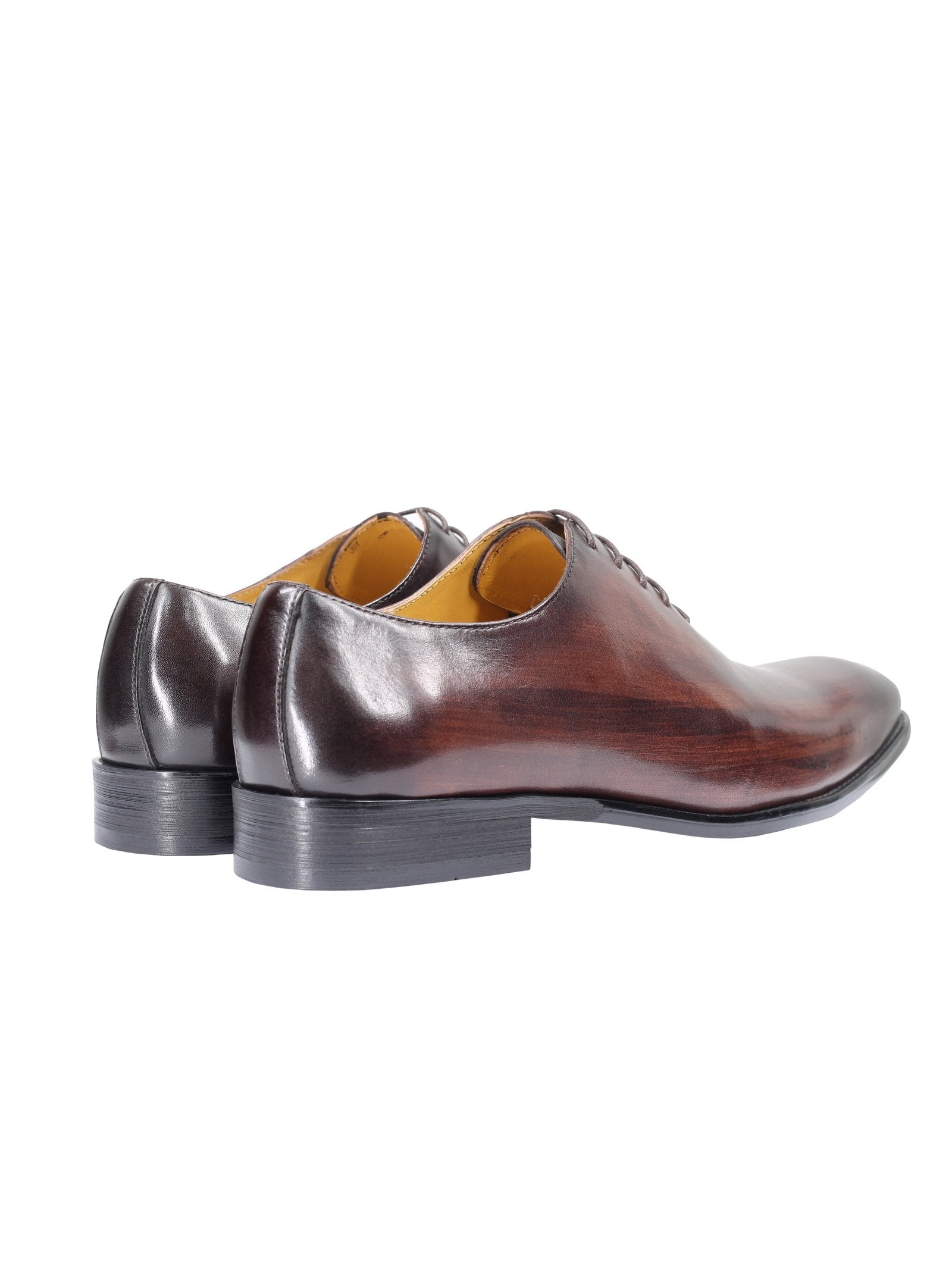 Real Leather Whole cut Lace Ups Black/Brown