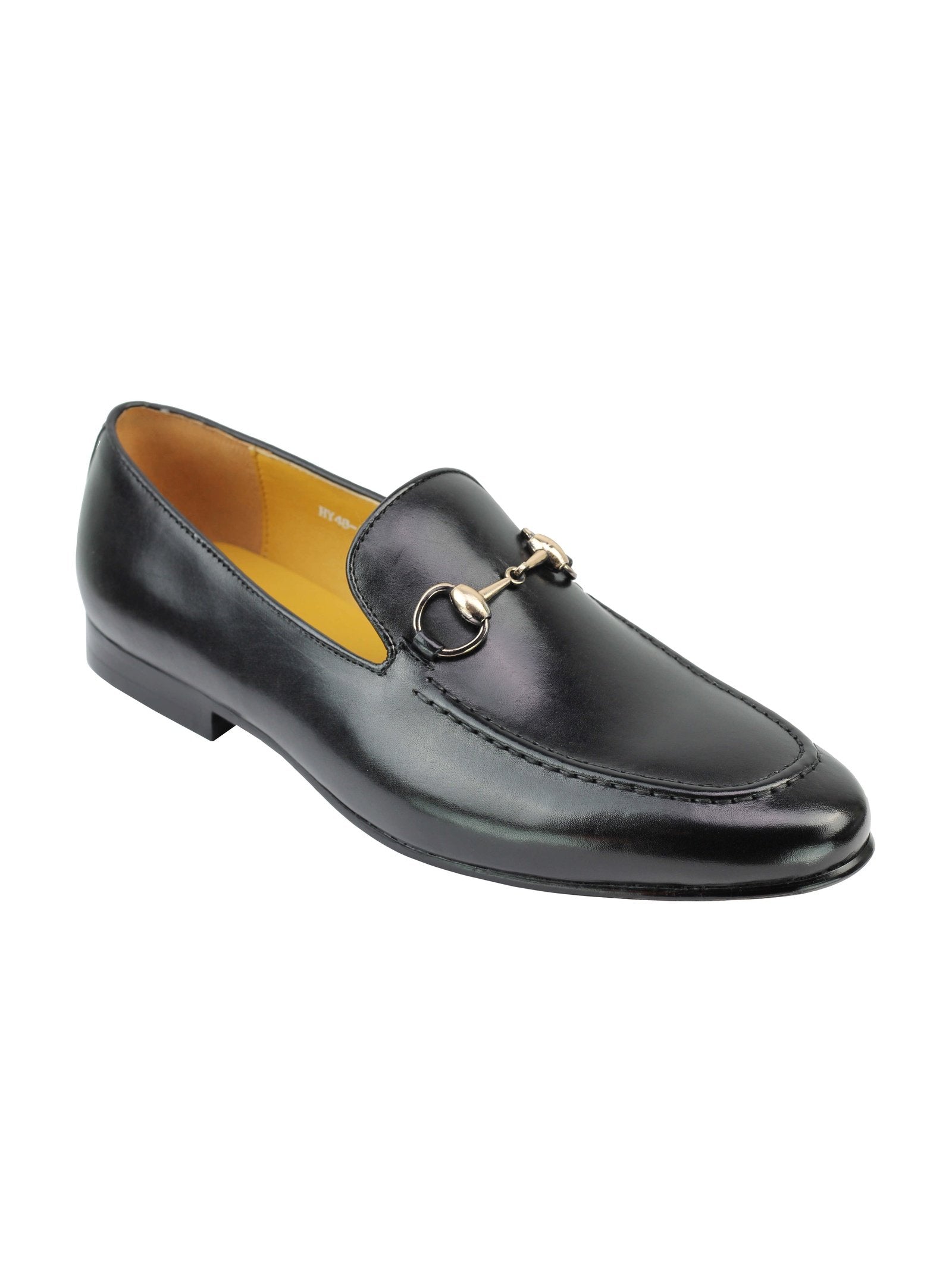BLACK SNAFFLE BIT LOAFER