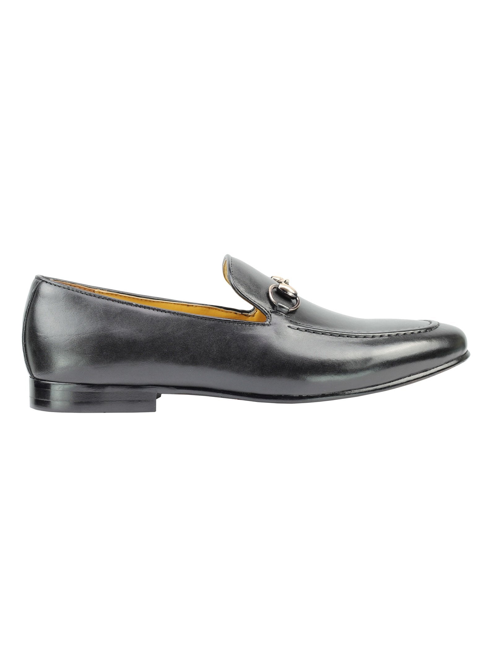 BLACK SNAFFLE BIT LOAFER