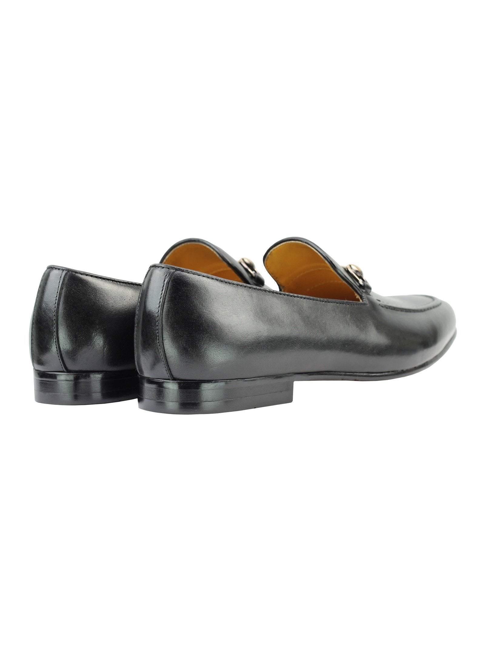 BLACK SNAFFLE BIT LOAFER