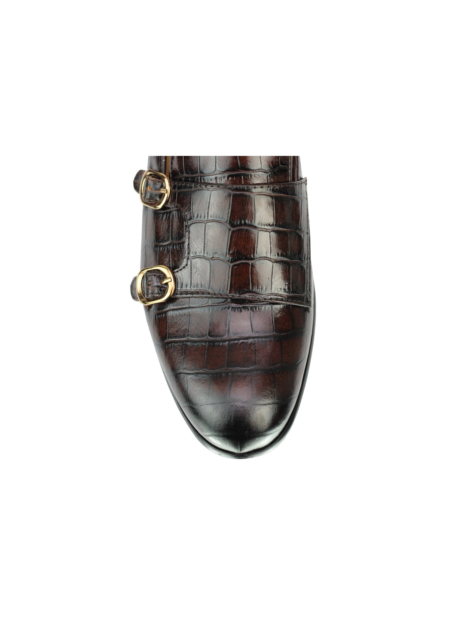 BROWN POLISHED DOUBLE MONKS