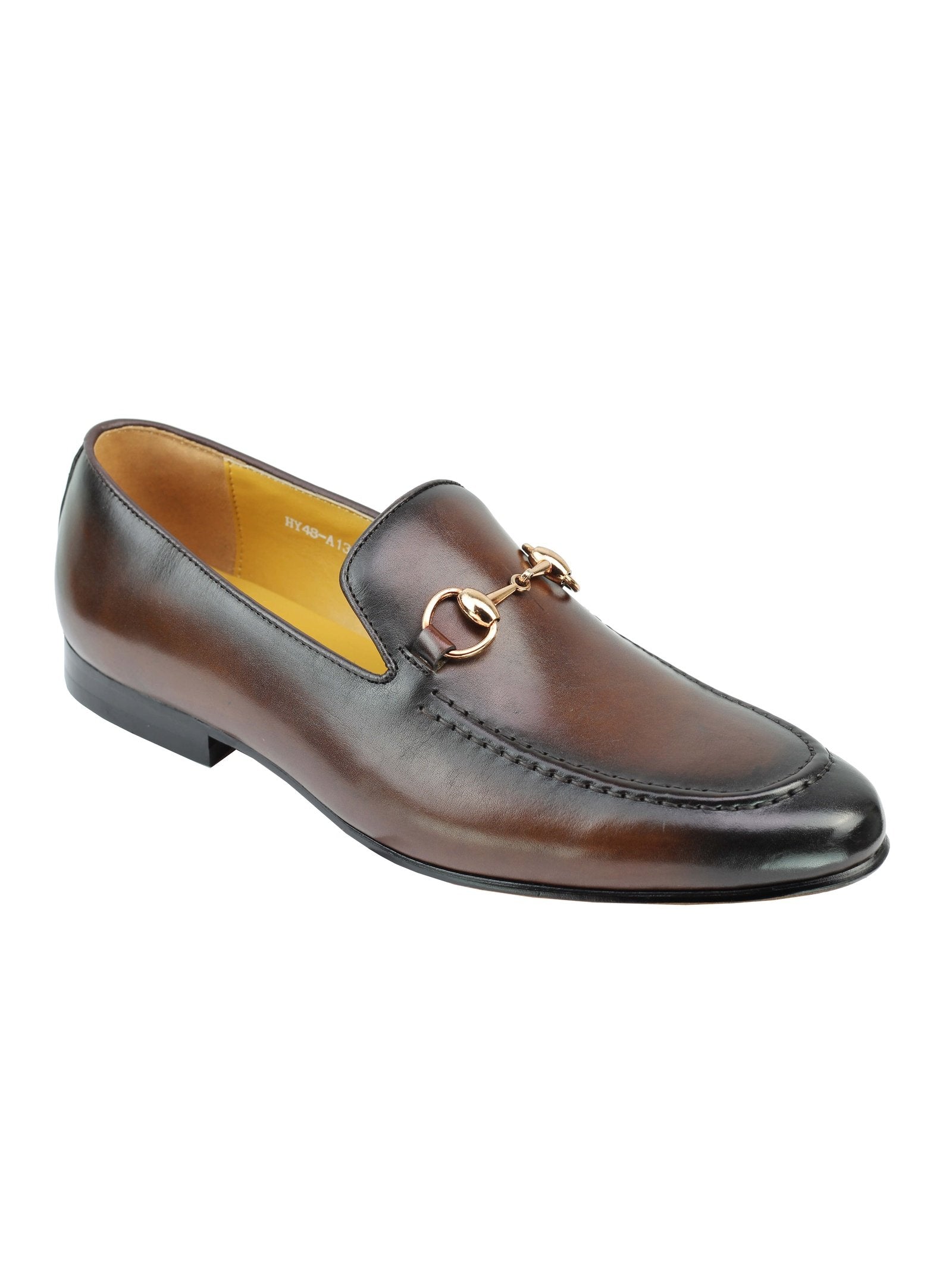 BROWN SNAFFLE BIT LOAFER