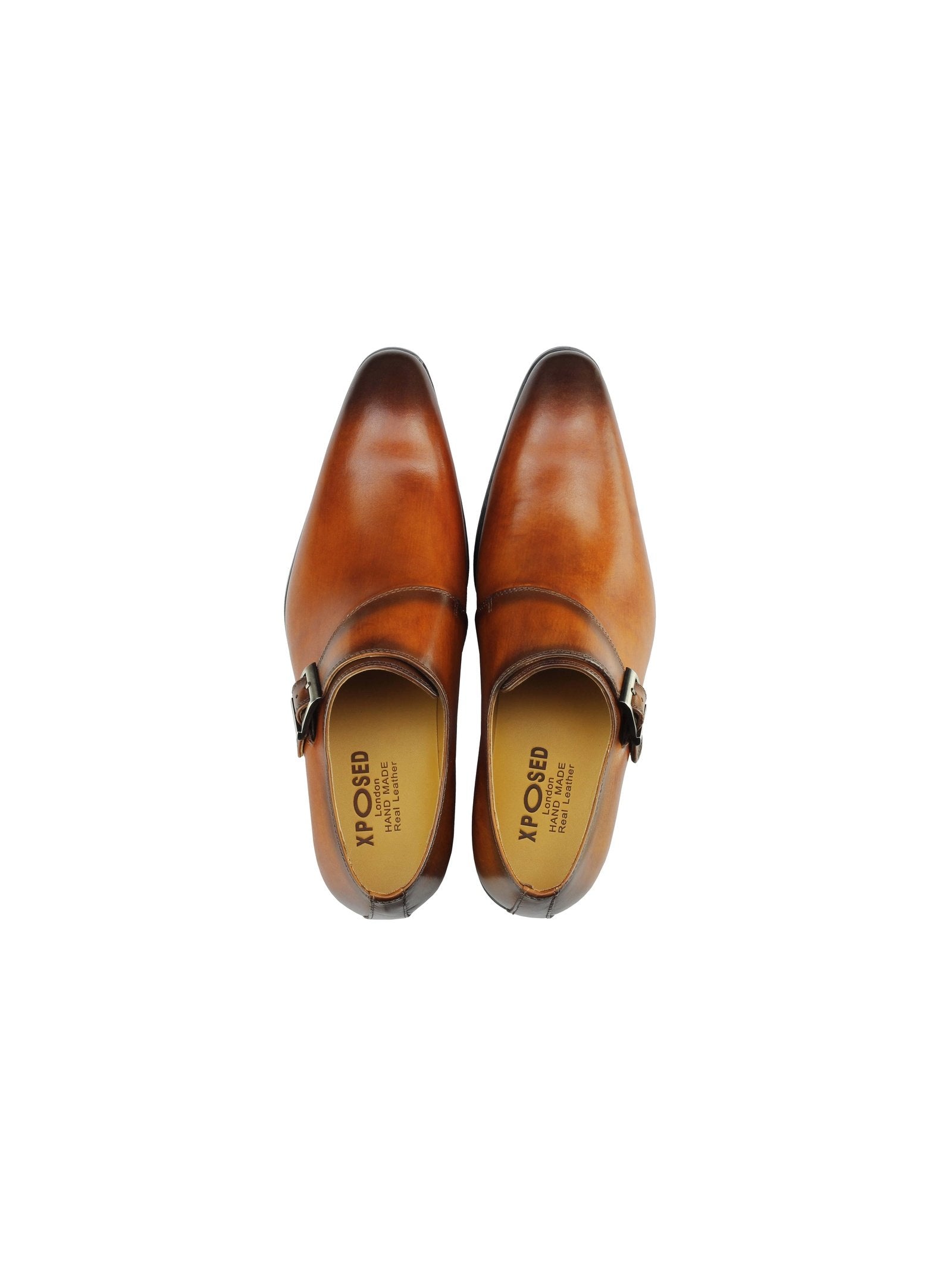 TAN POLISHED SINGLE MONK