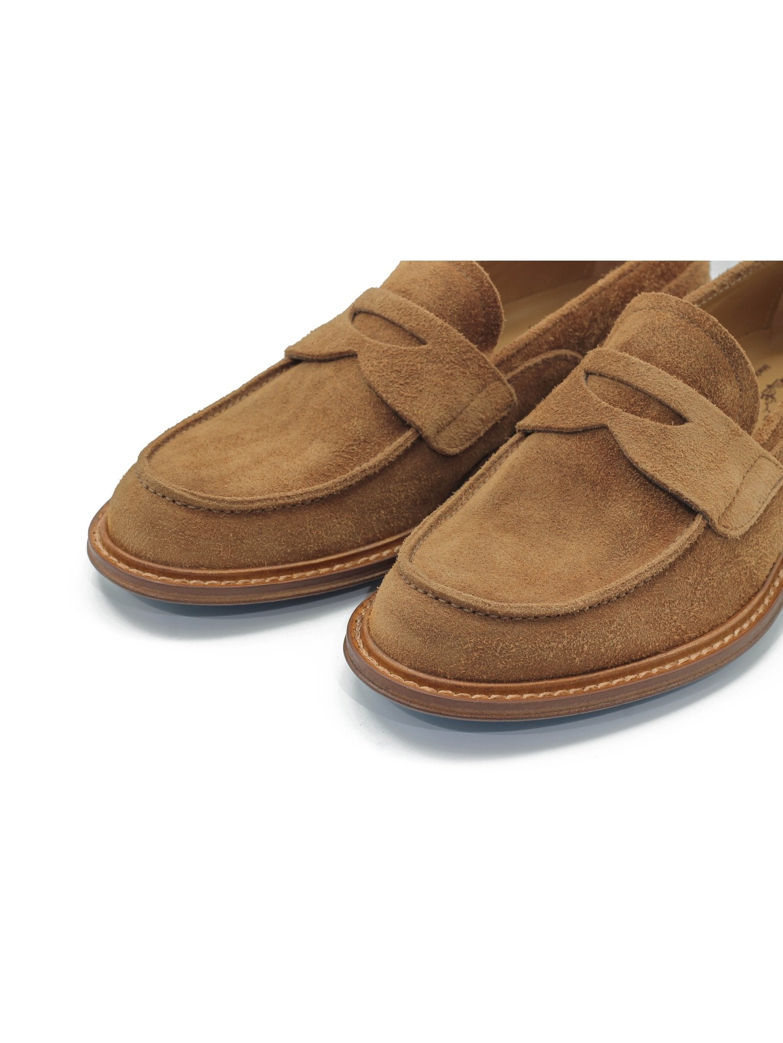 TAN ITALIAN SUEDE PENNY LOAFER