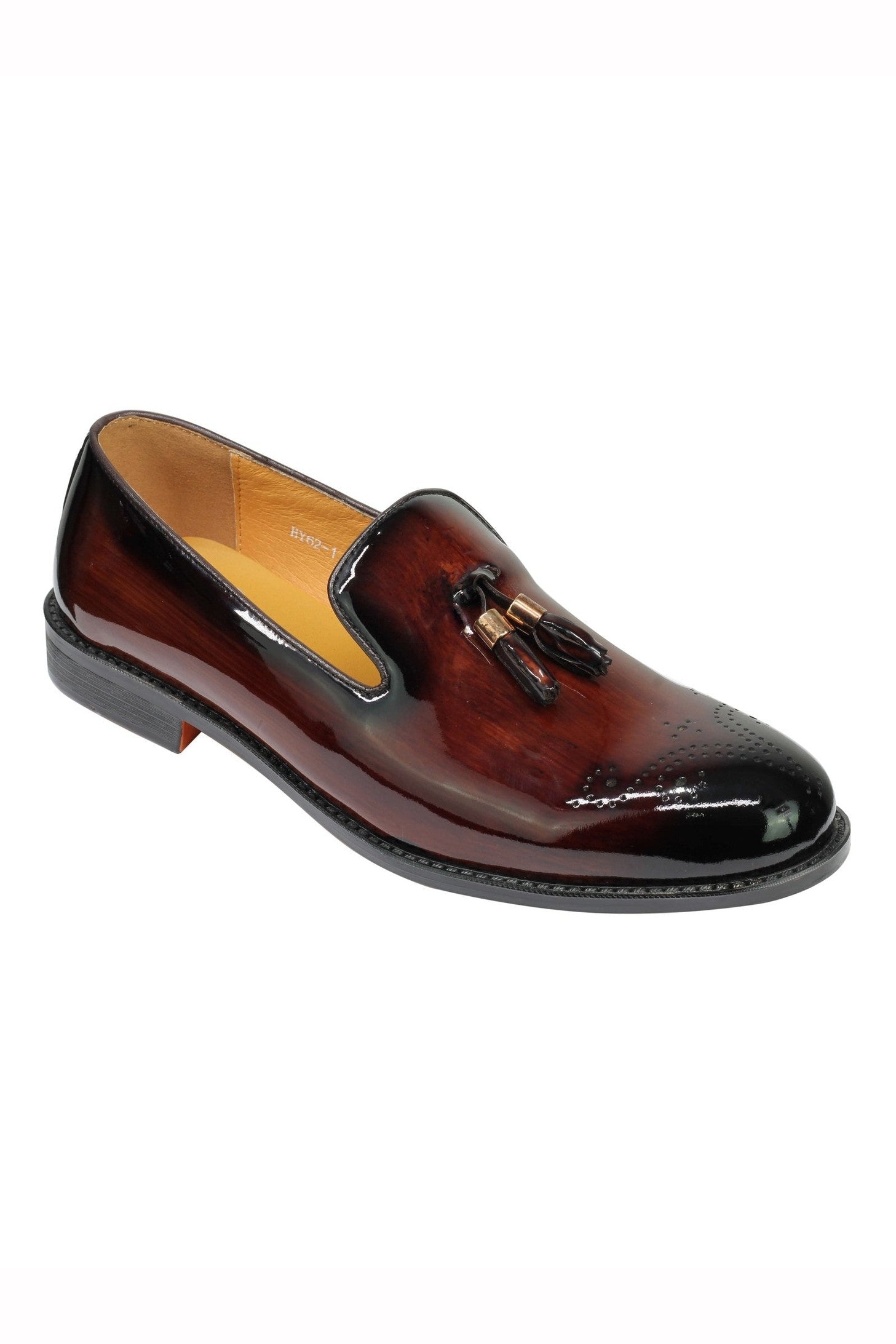 Real Leather Patent Loafers