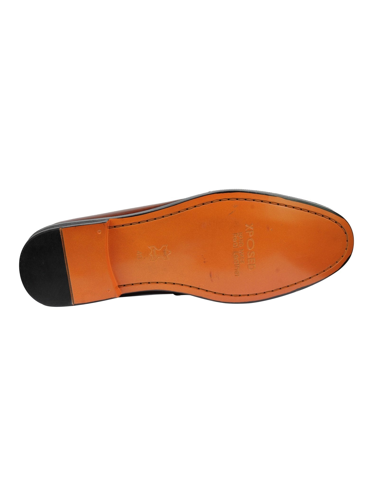 Real Leather Patent Loafers
