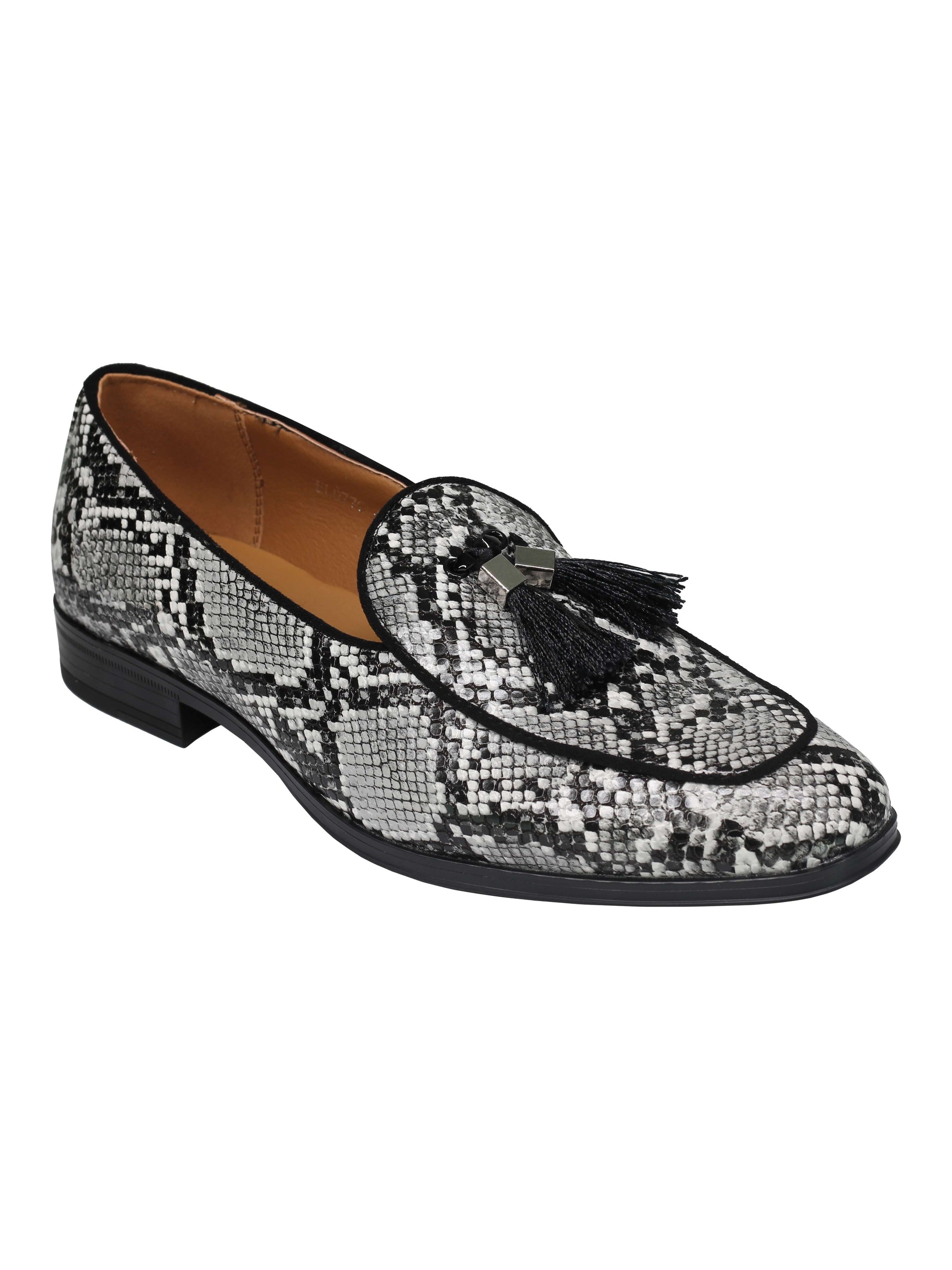 FAUX LEATHER SHINY TASSEL LOAFERS