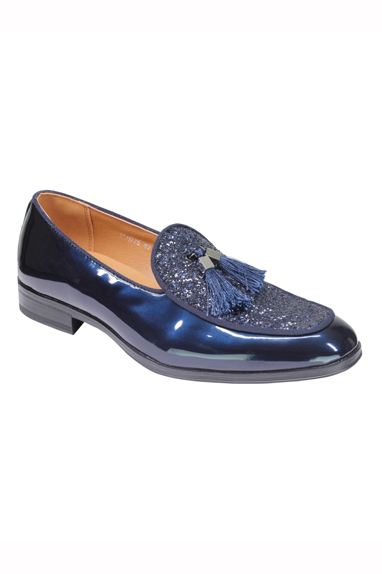 GLITTER – PATENT LEATHER TASSEL LOAFERS