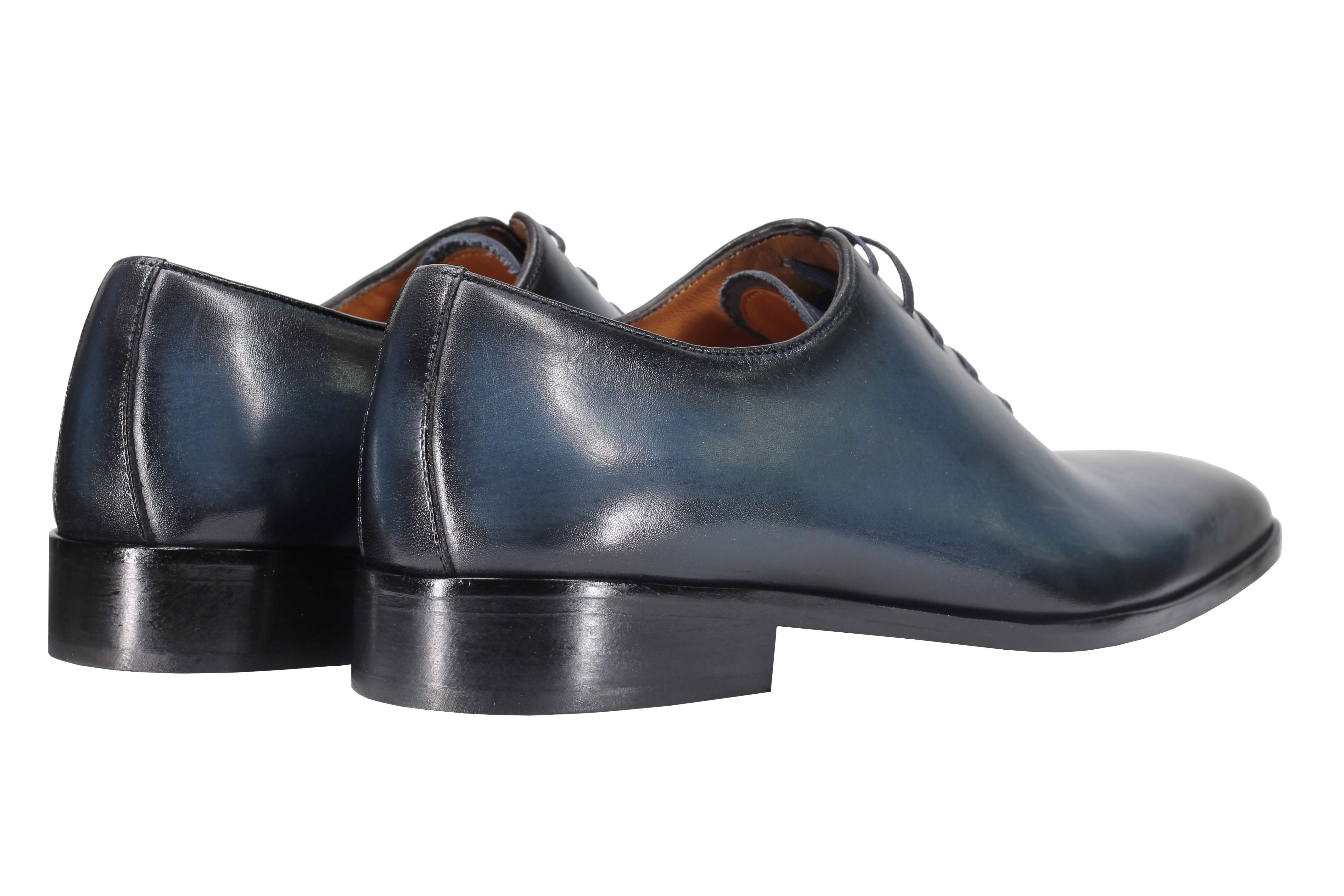 CALF LEATHER WHOLECUT OXFORD LACE UP SHOES